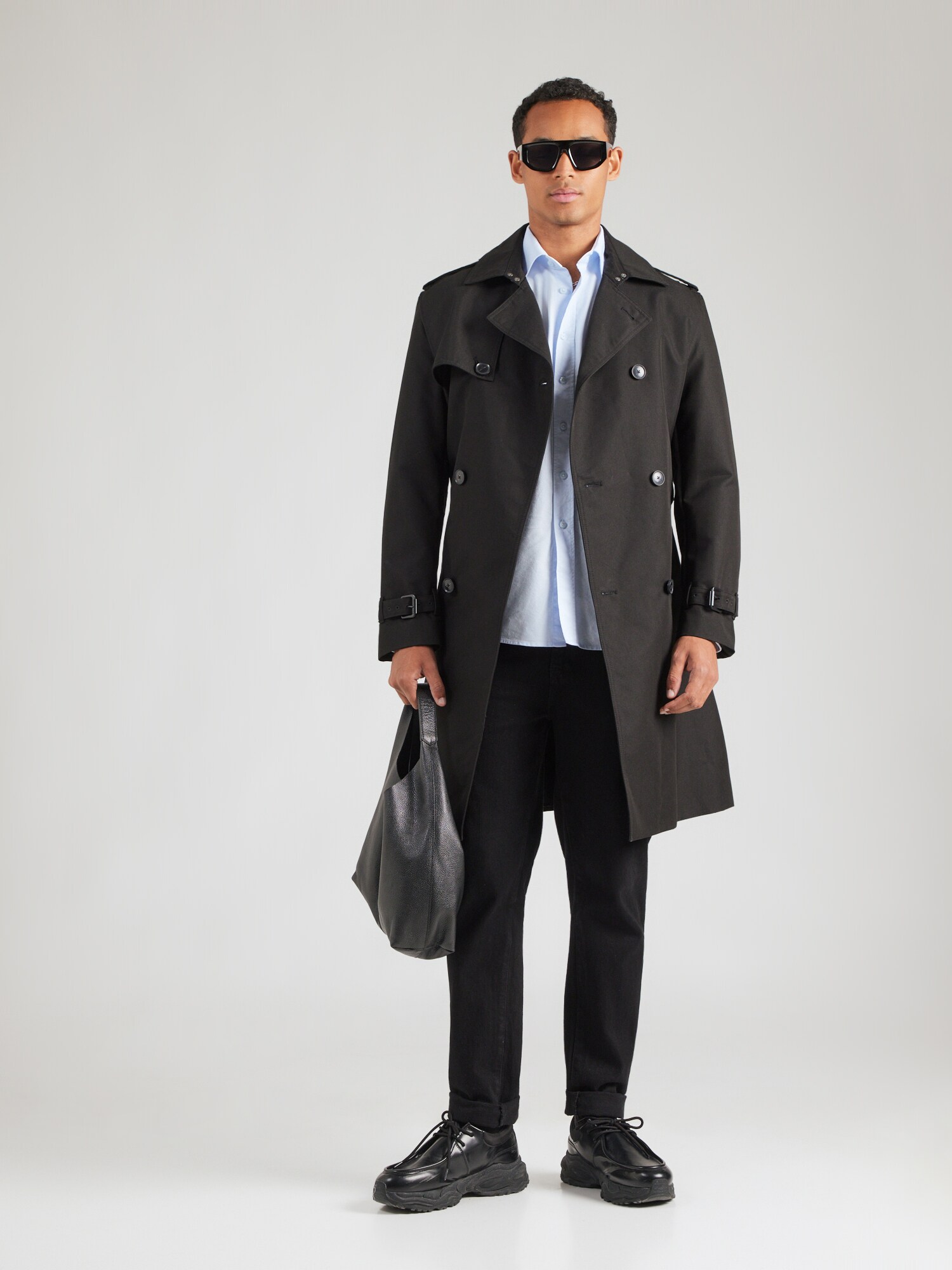 Karl Lagerfeld Camisa  azul claro – imagen 4