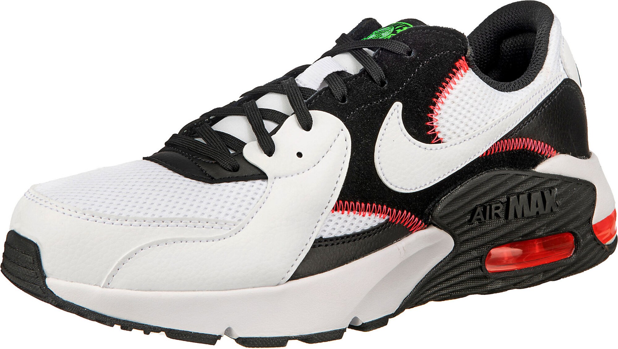 Nike Sportswear Sportbačiai be auliuko 'Air Max Excee'  balta / juoda / raudona