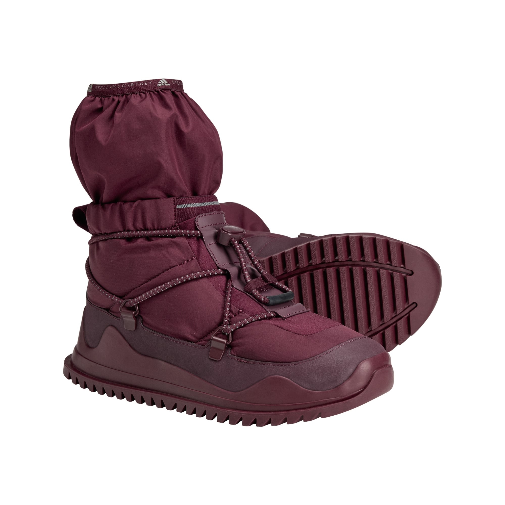 ADIDAS BY STELLA MCCARTNEY Botas burdeos – imagen 2