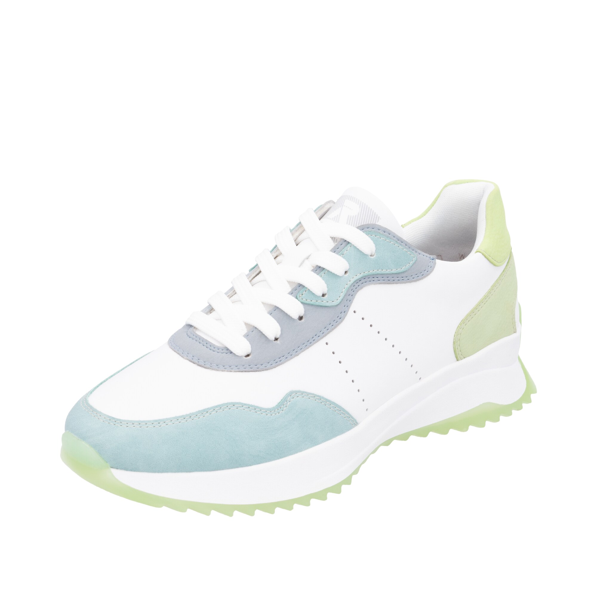 Rieker Zapatillas deportivas bajas azul claro / verde claro / blanco
