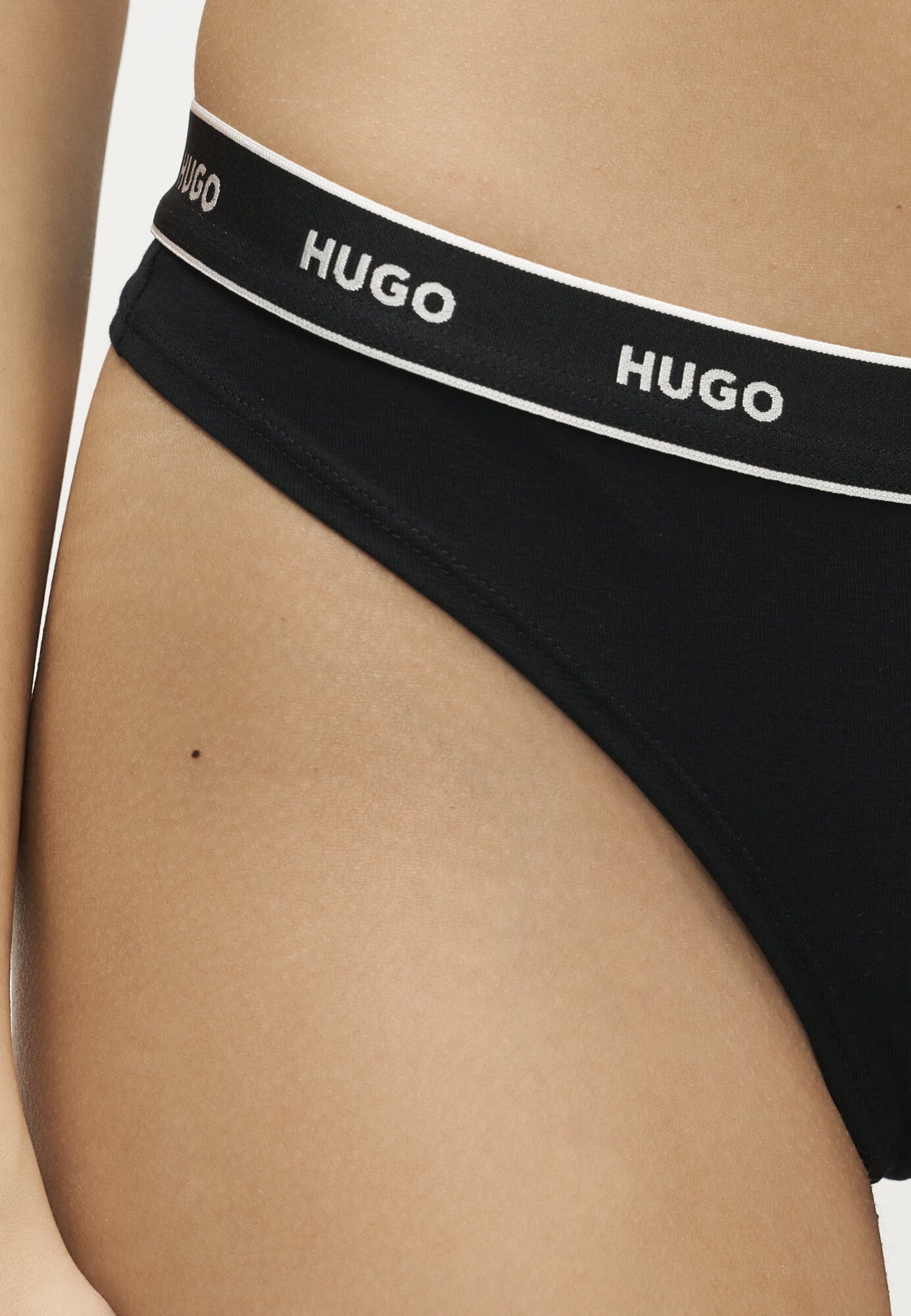 HUGO Tanga  rojo rubí / negro / blanco – imagen 2
