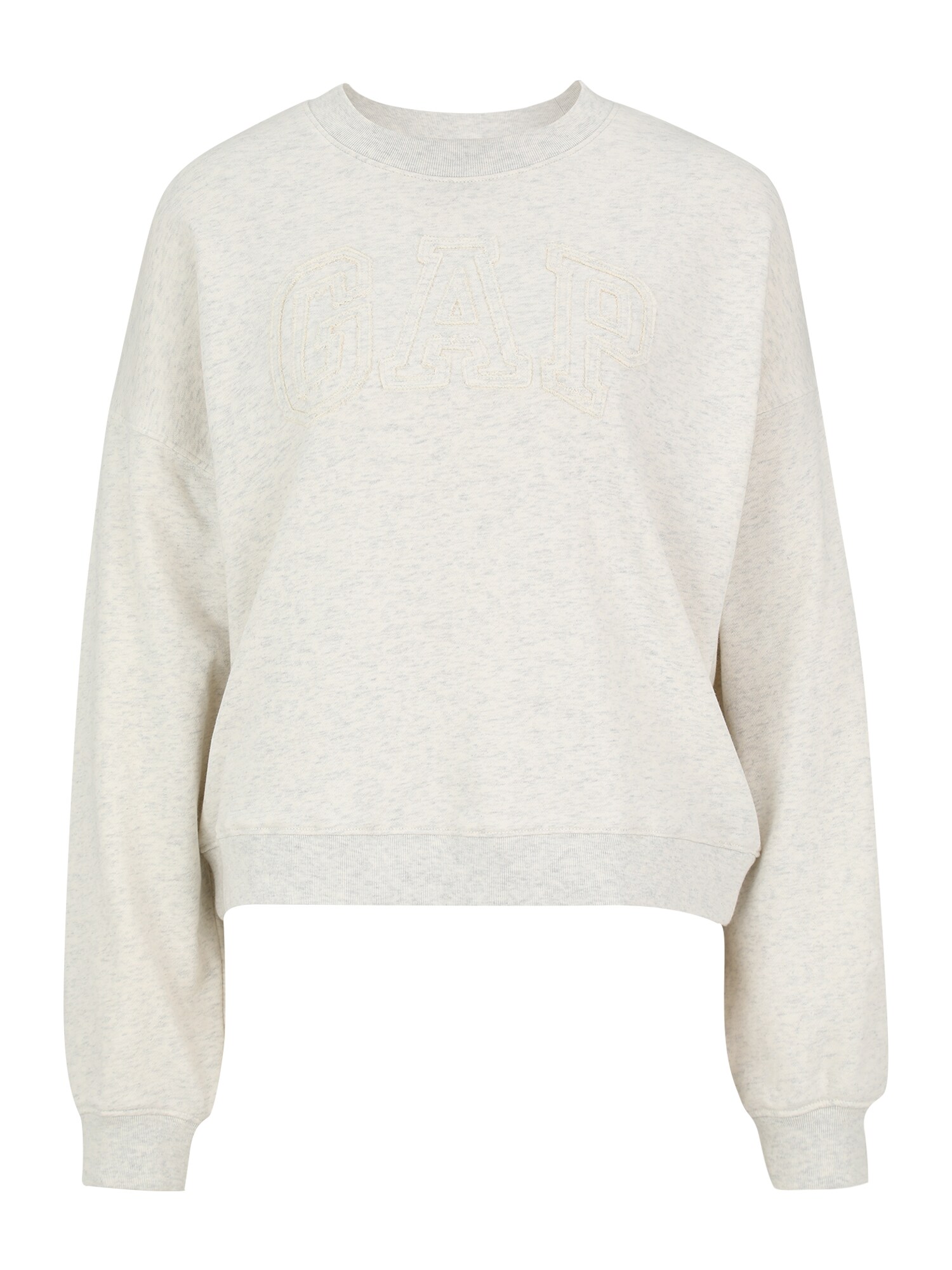 Gap Tall Bluză De Molton Bej / Gri-image