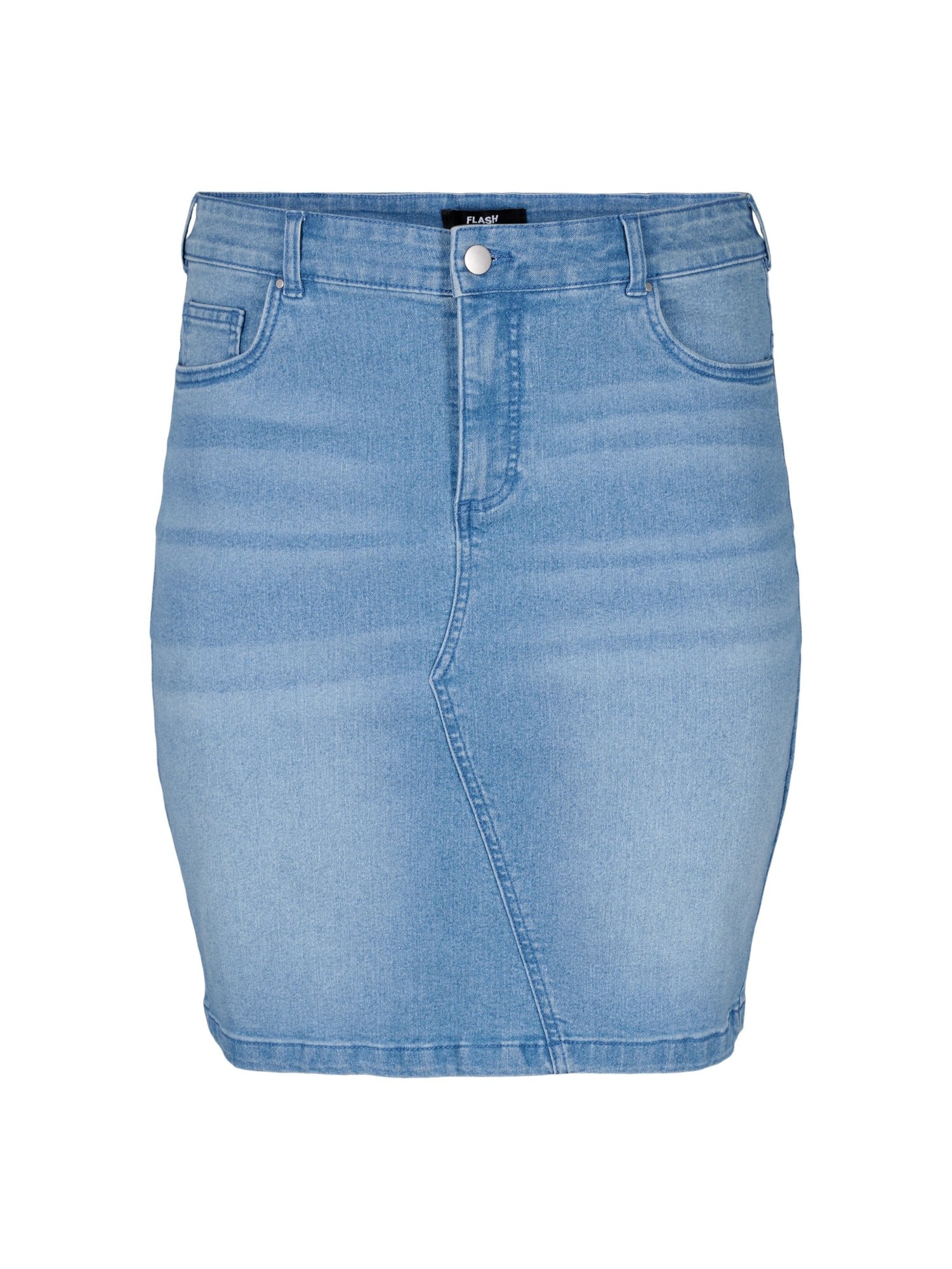 Zizzi Fustă Flina  albastru denim