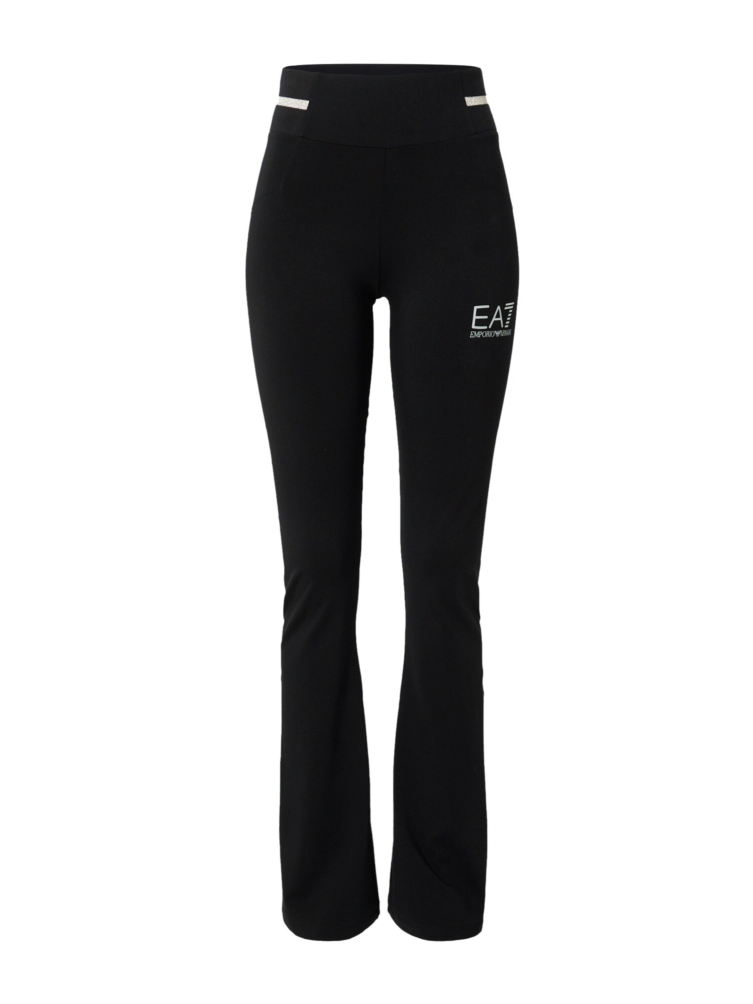 EA7 Emporio Armani Legíny  sivá / čierna / strieborná
