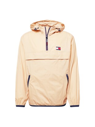 Tommy Jeans Tussenjas ‘Chicago’ Beige / Navy / Rood / Wit