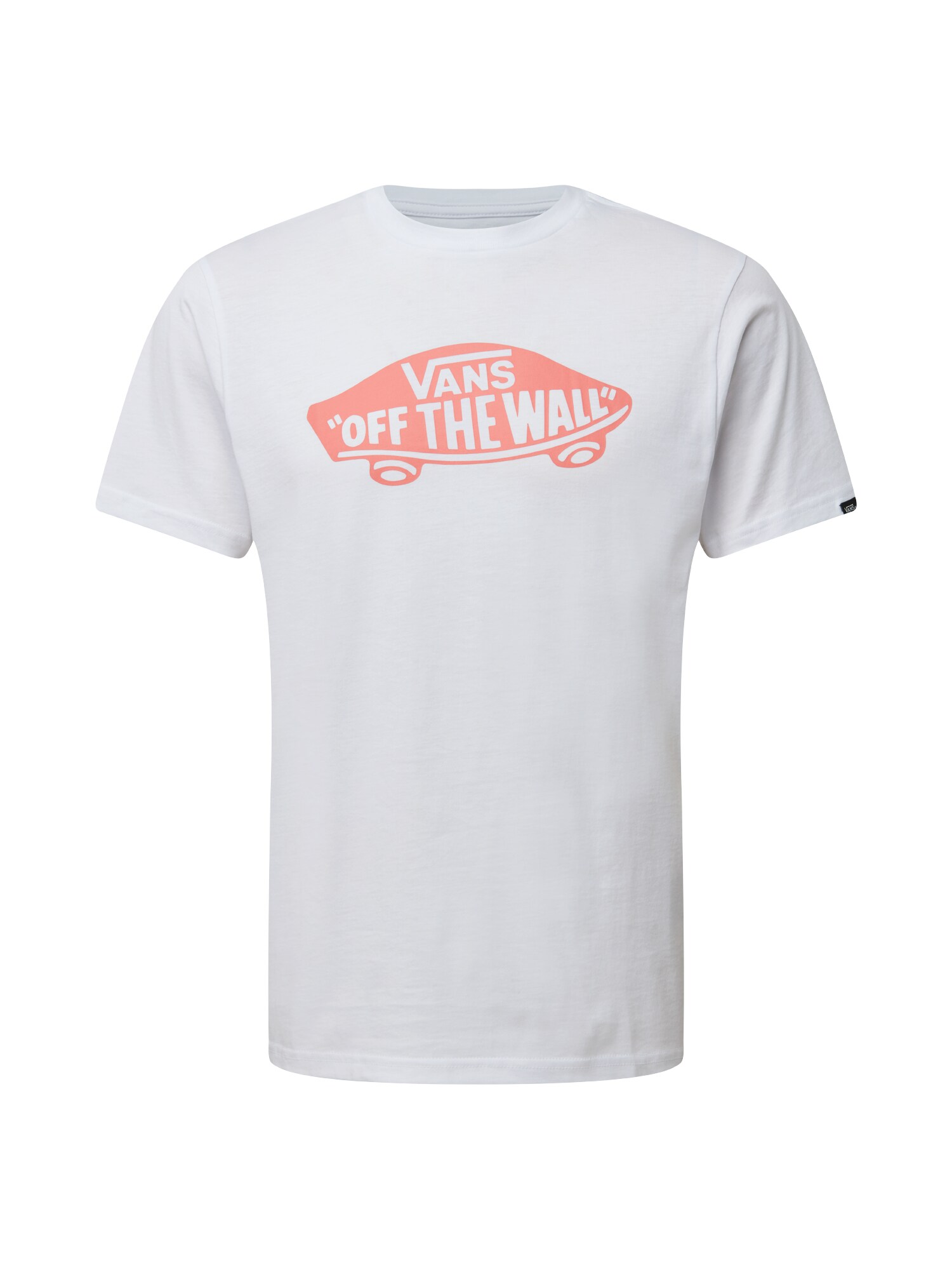 VANS Marškinėliai  balta / šviesiai raudona