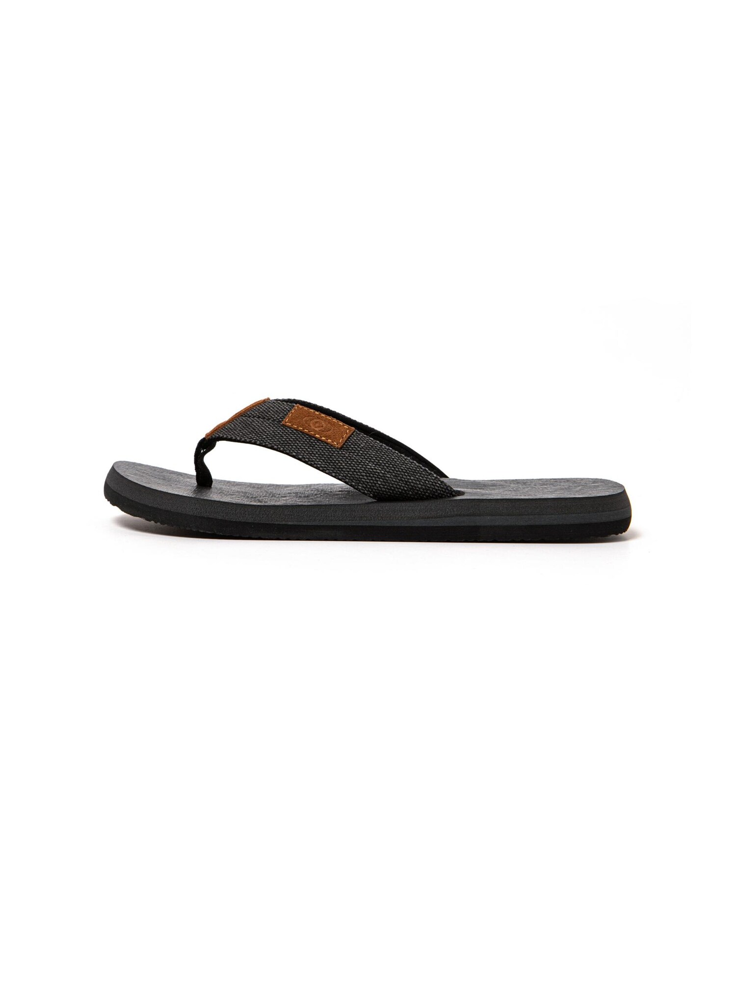 Brasileras Sandalias de dedo 'Serenity'  cognac / negro