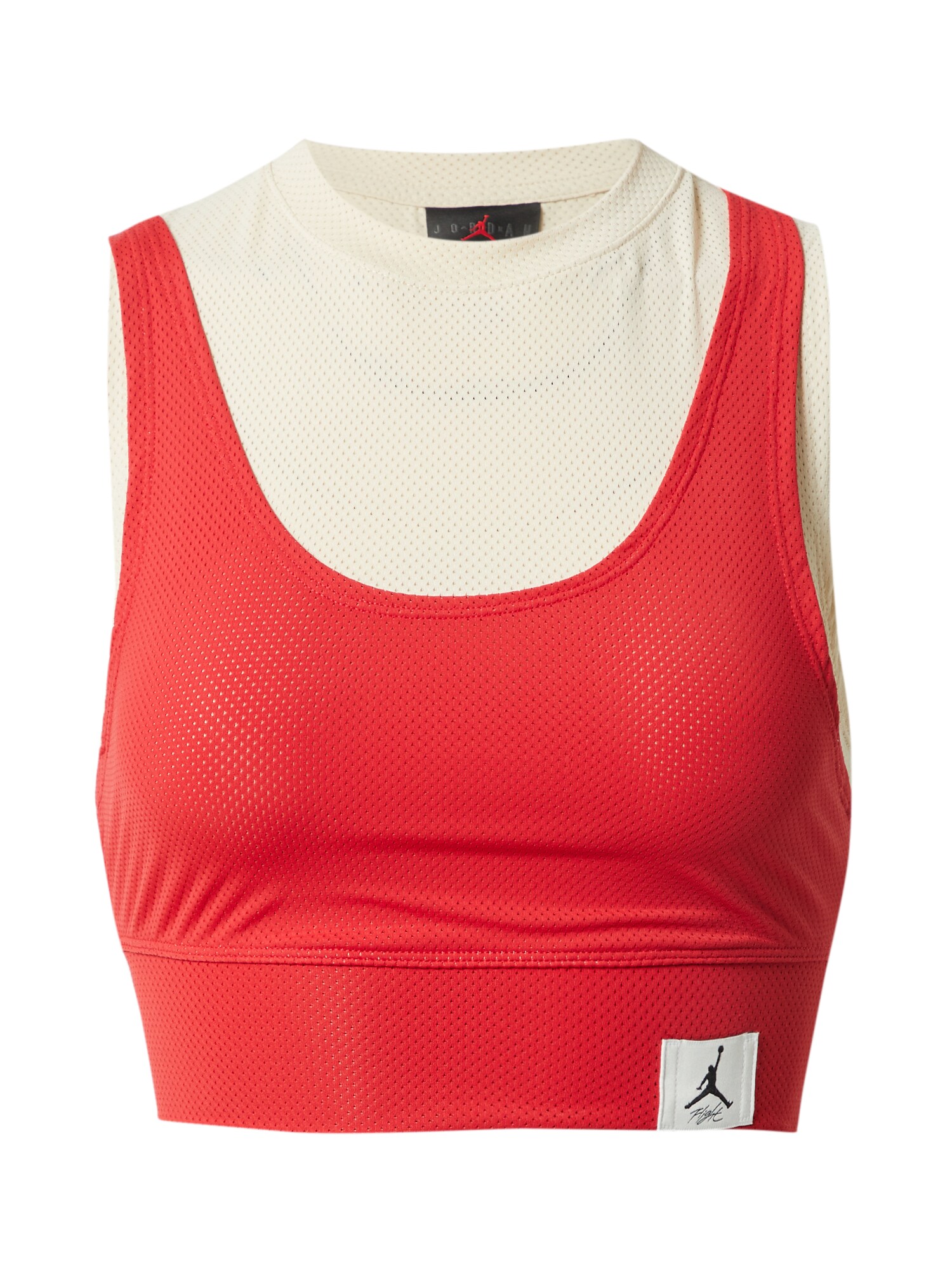 Jordan Top  béžová / červená
