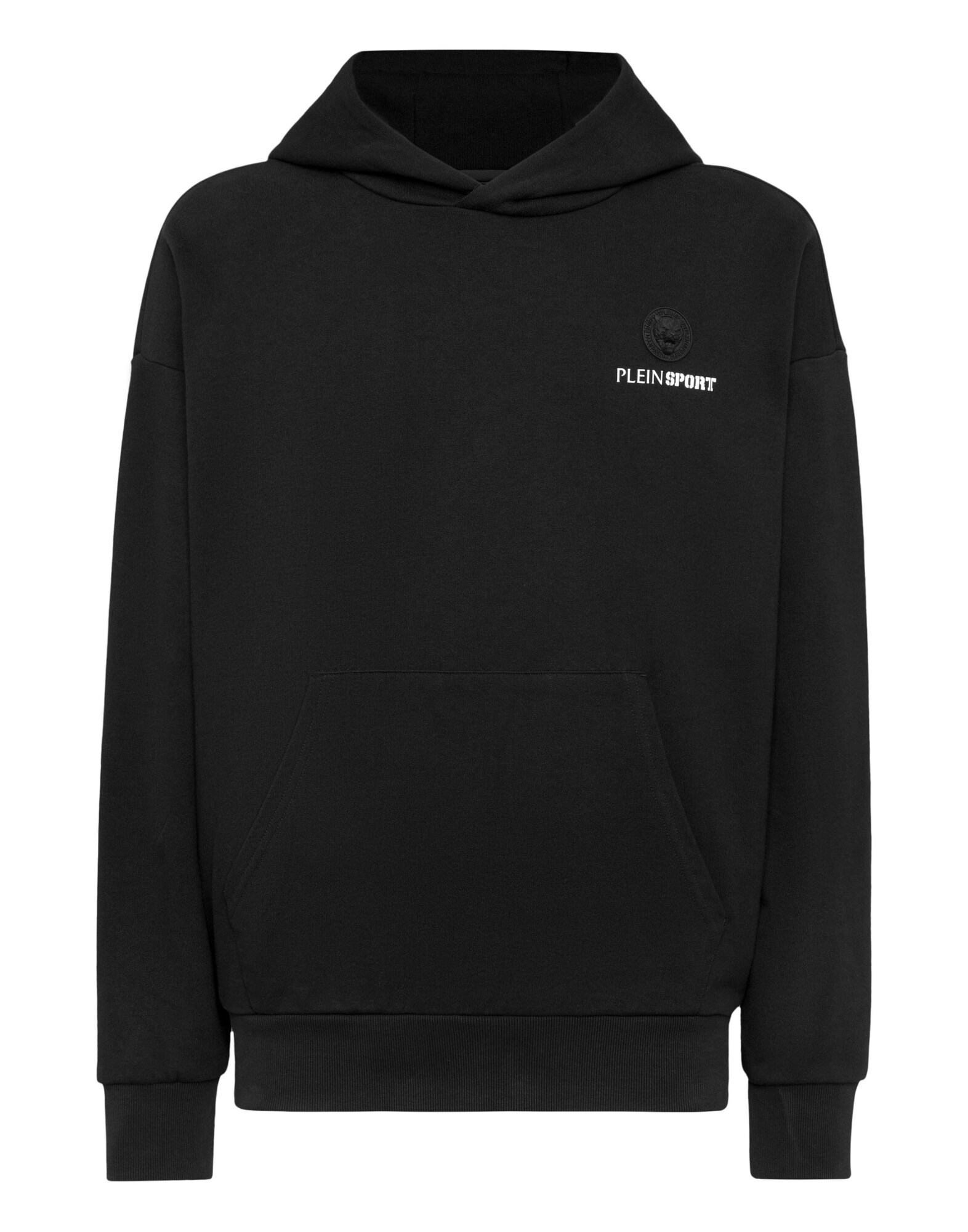 Plein Sport Sudadera 'Scratch'  negro / blanco
