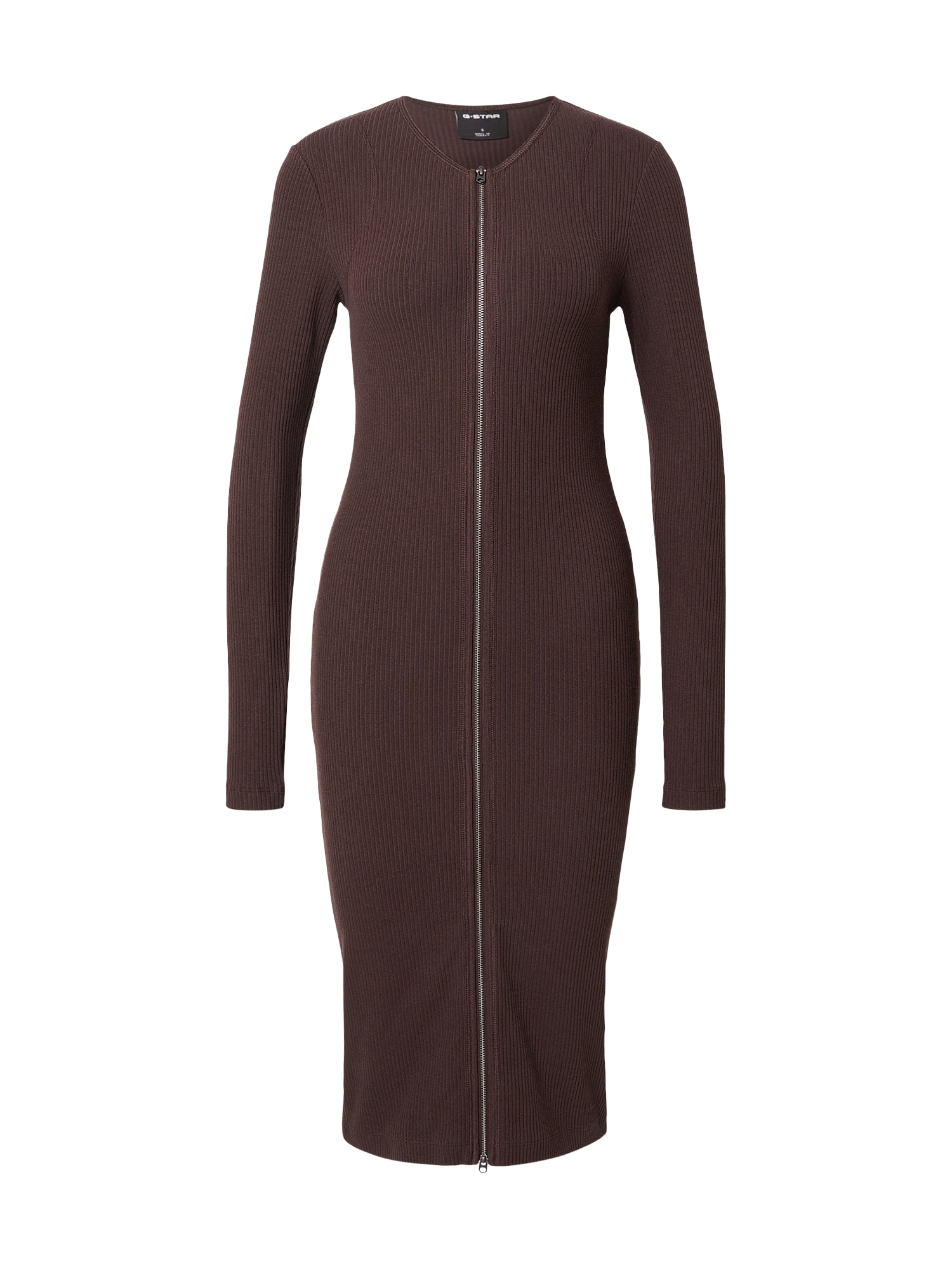 G-STAR Rochie tricotat  maro închis