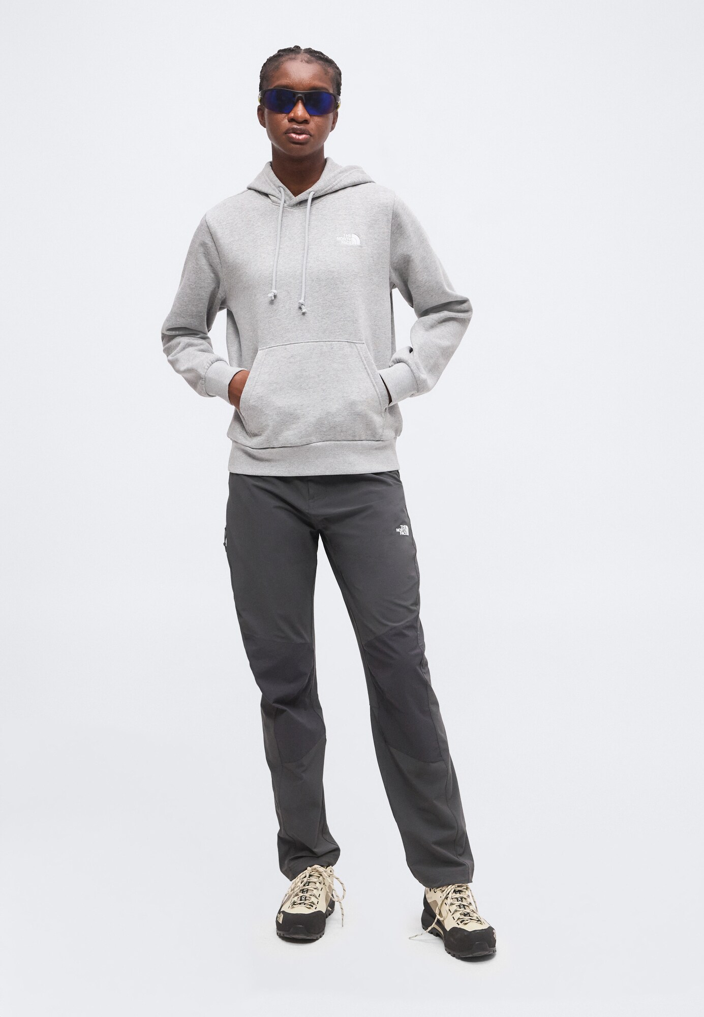 THE NORTH FACE Sudadera 'EVOLUTION SIMPLE DOME'  gris moteado – imagen 4