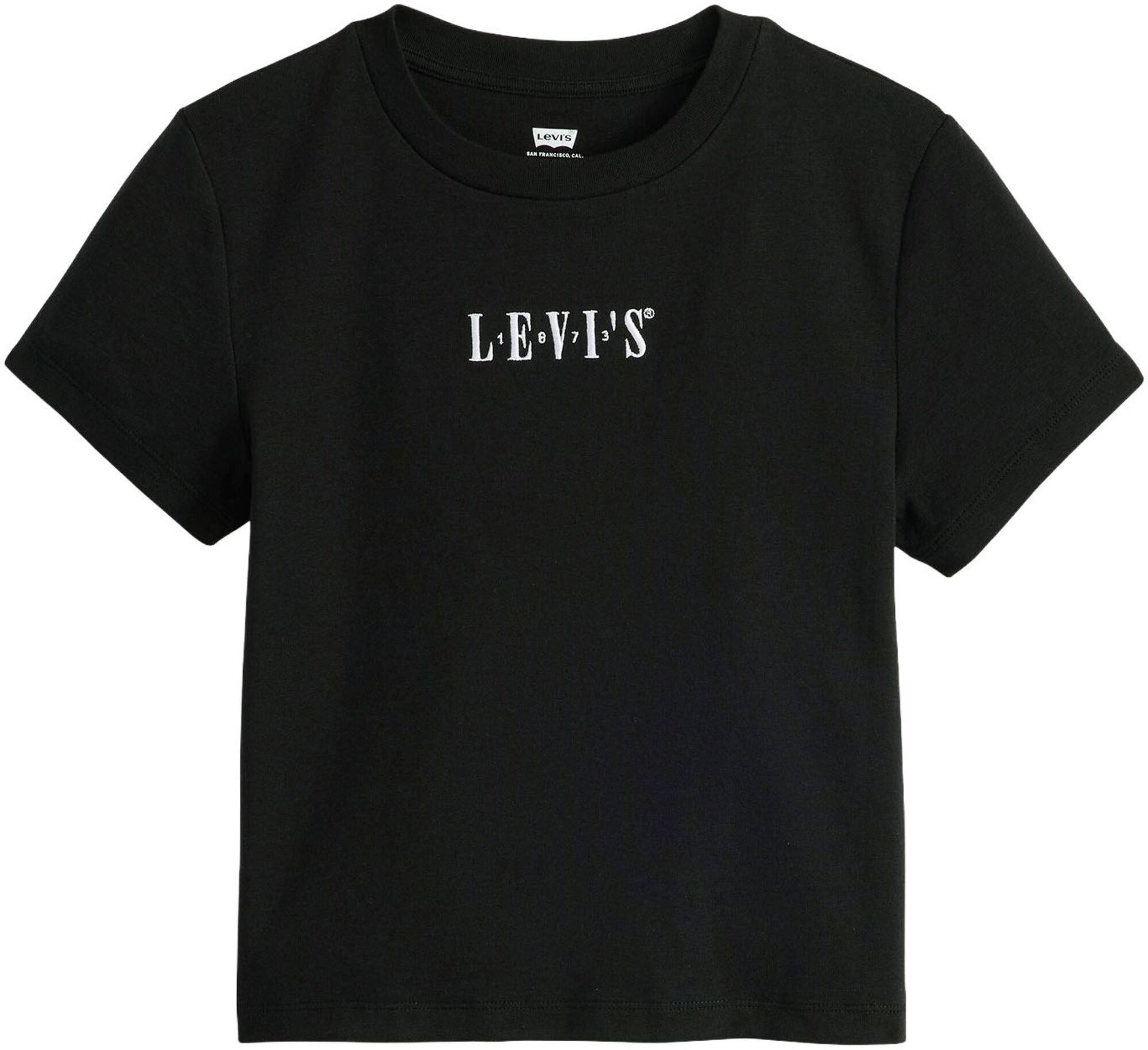 Levi's® Plus Tricou  negru / alb