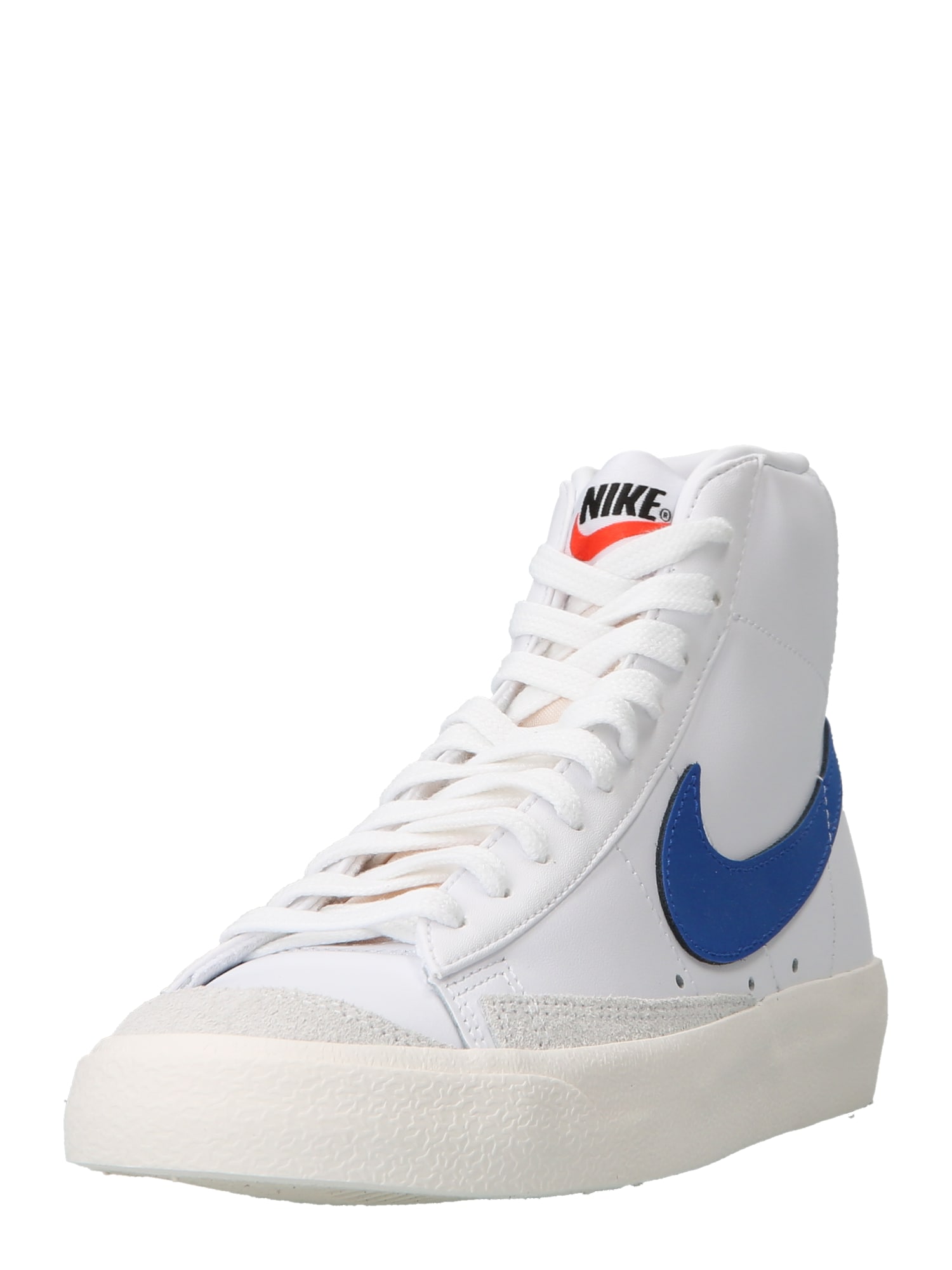 Nike Sportswear Високи маратонки 'Blazer Mid 77'  кралско синьо / светлочервено / бяло
