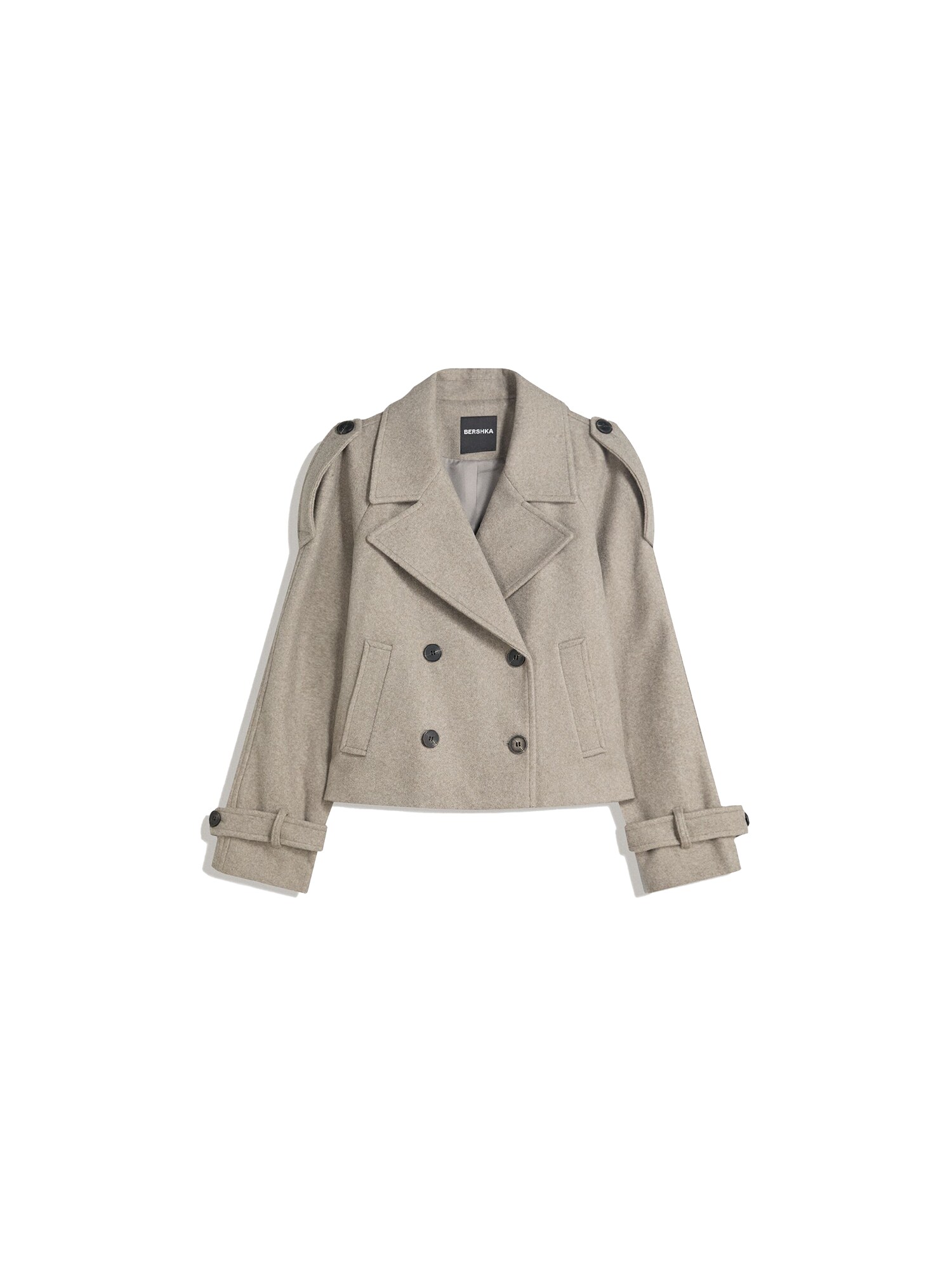 Bershka Geacă de primăvară-toamnă  verde pastel