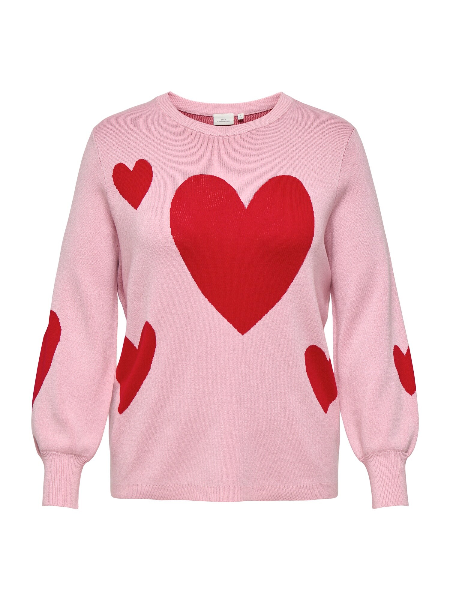 ONLY Carmakoma Pulover CARMontana  roz / roșu