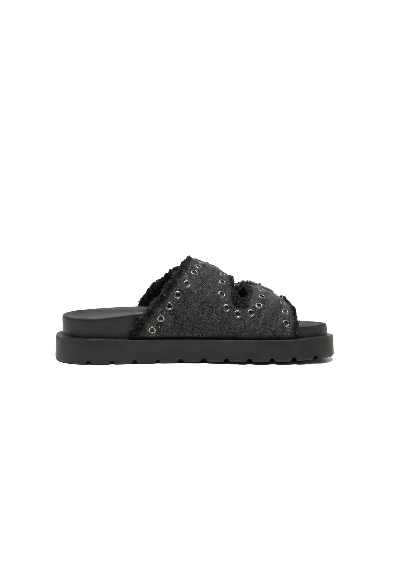 BUFFALO Šľapky 'Raya Ari'  čierny denim (obrázok 6)