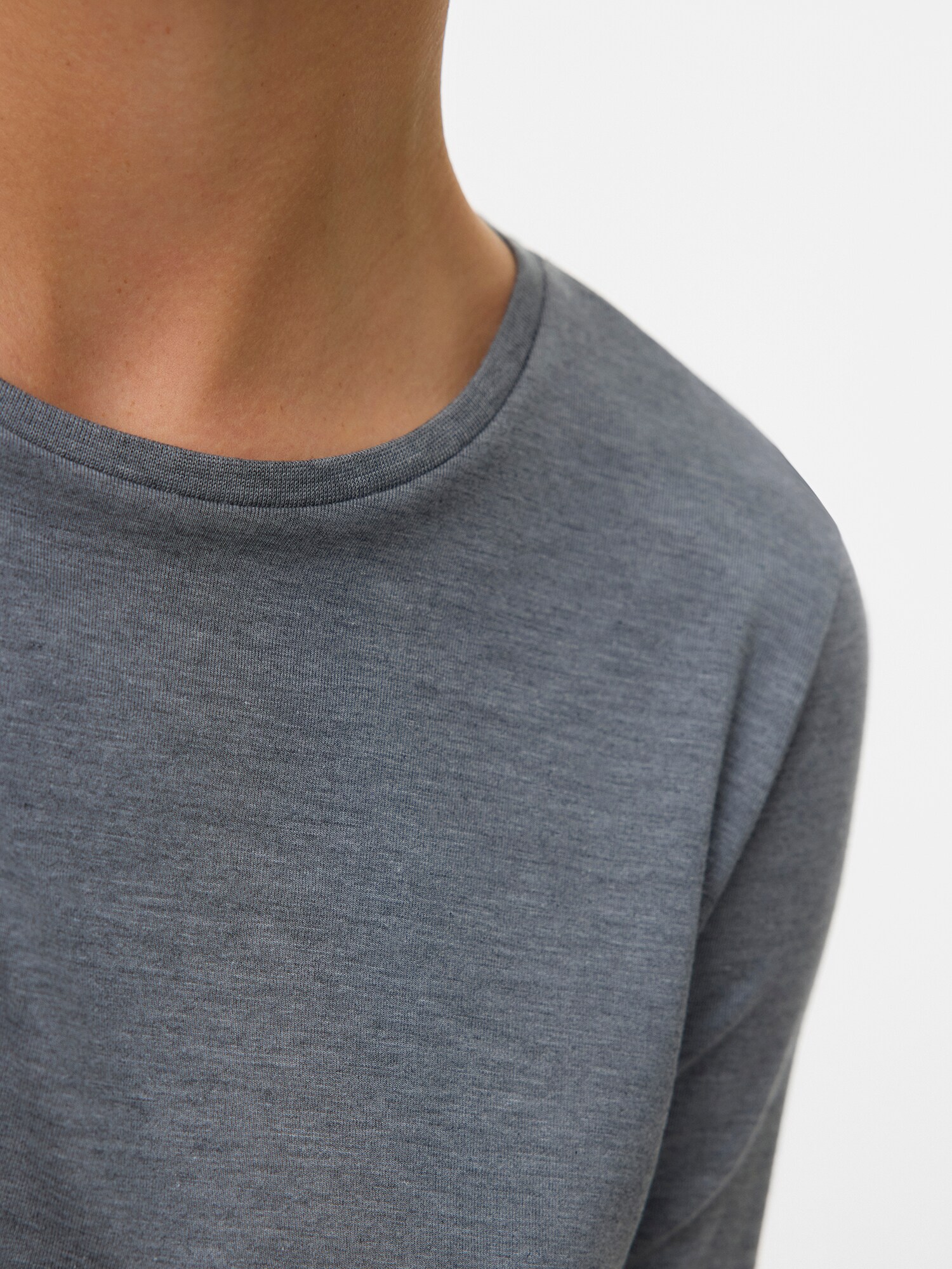 VERO MODA Top 'VMAVA' sivá melírovaná (obrázok 5)