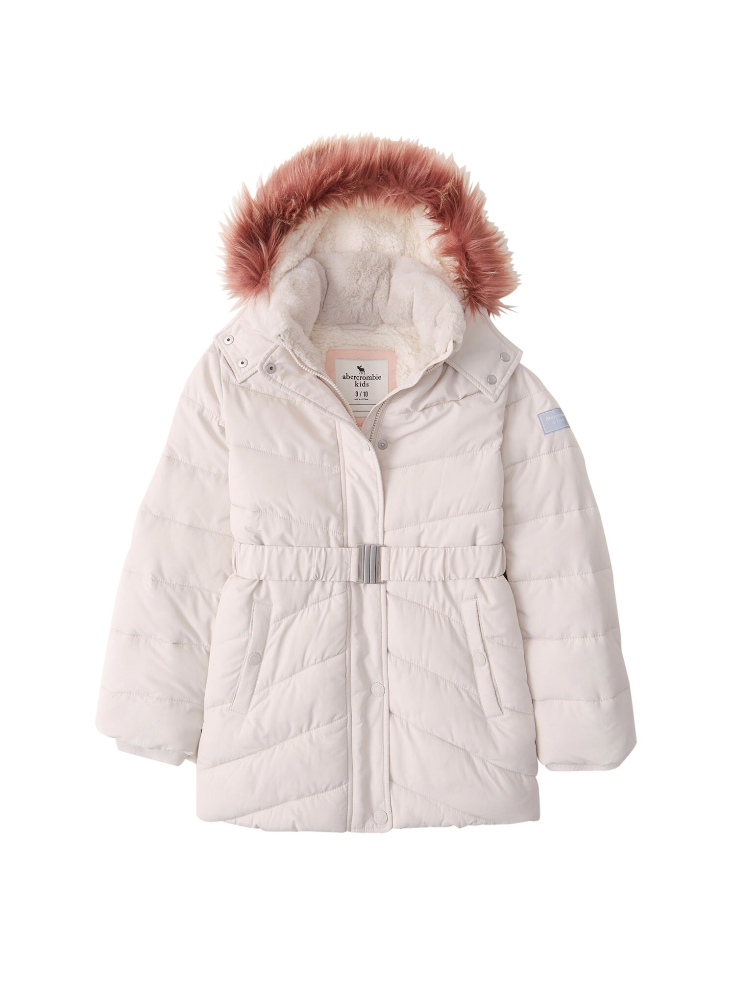 Abercrombie & Fitch Žieminė striukė  kremo