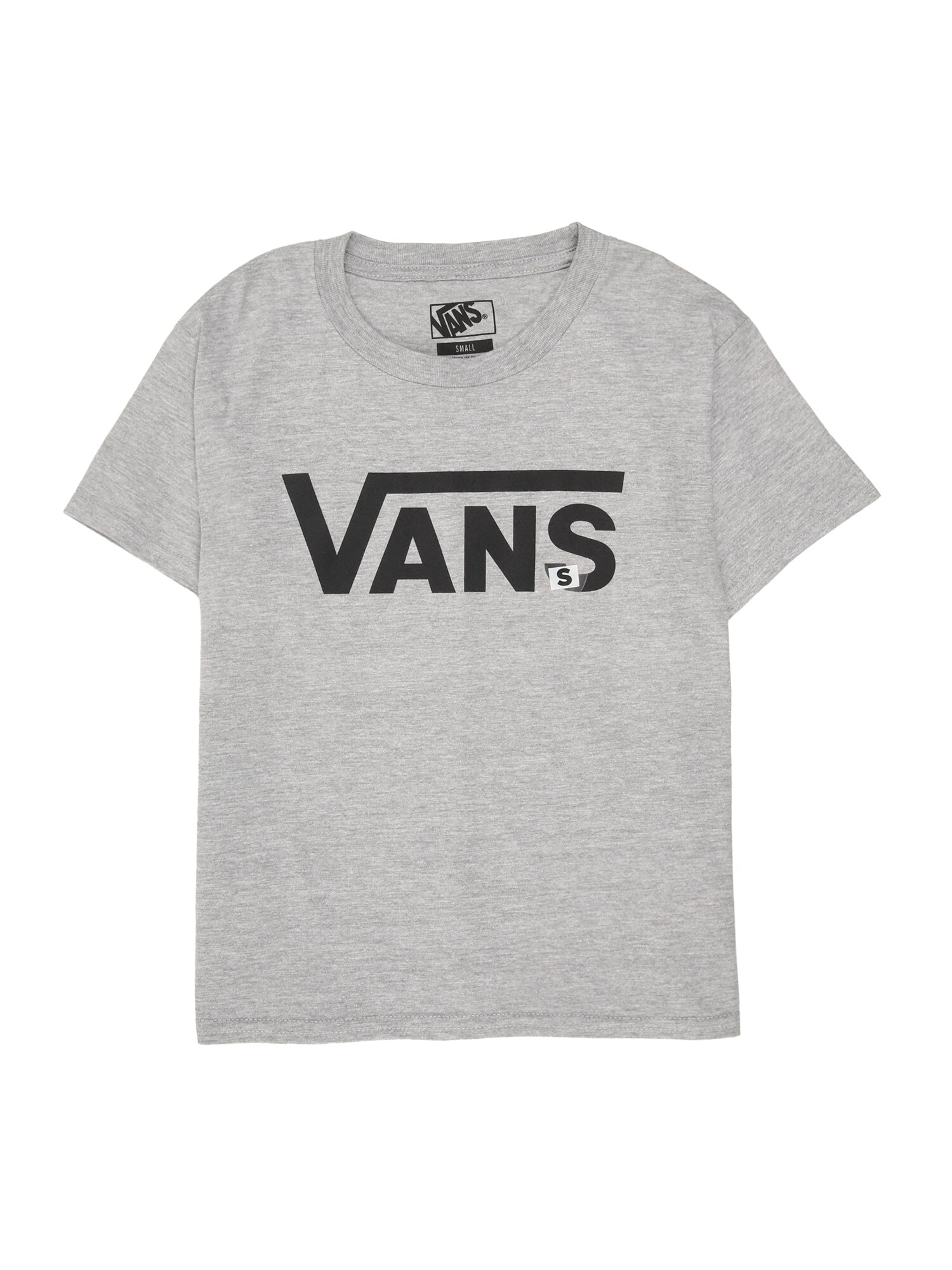 VANS Tričko 'CLASSIC'  sivá melírovaná / čierna