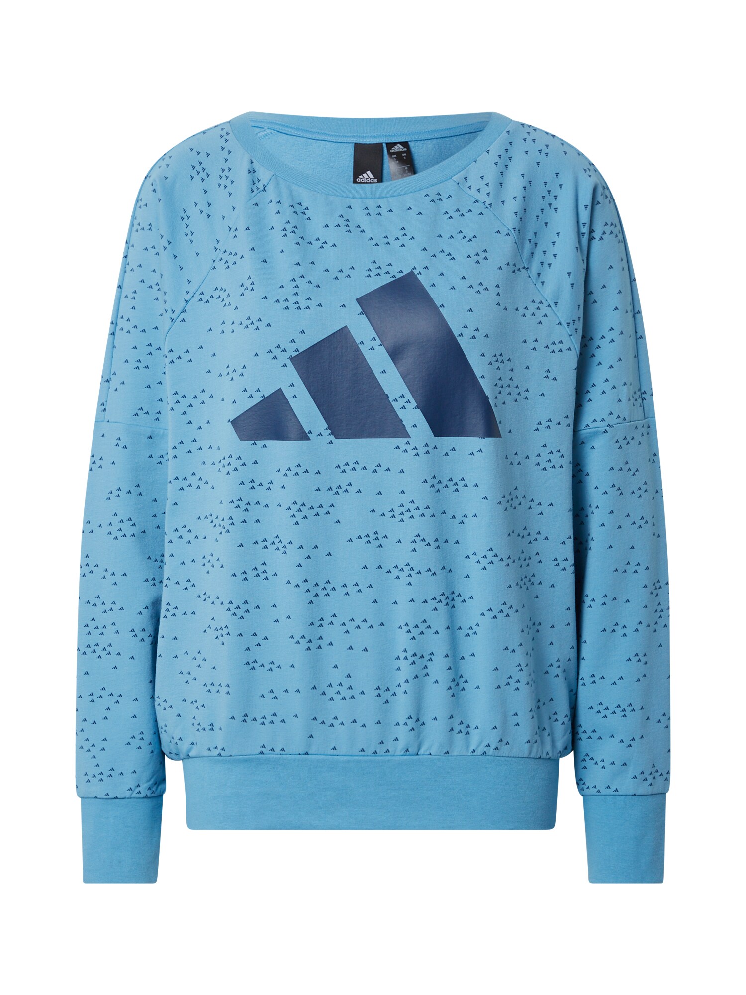 ADIDAS PERFORMANCE Sportinio tipo megztinis  mėlyna dūmų spalva / tamsiai mėlyna