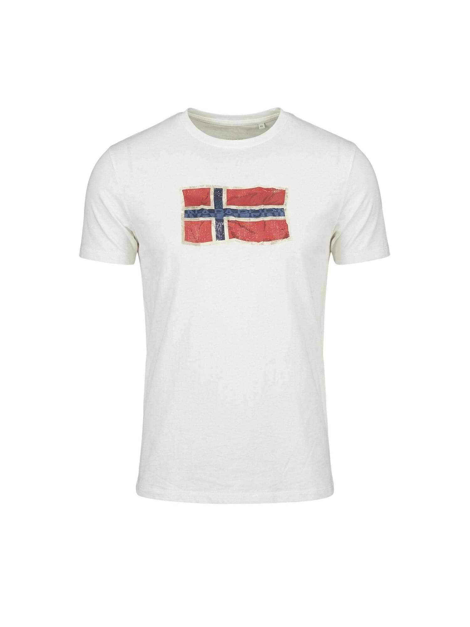 NAPAPIJRI Camiseta  crema / rojo oscuro