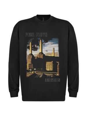 Pink Floyd Sudadera 'Pink Floyd - Animals'  negro