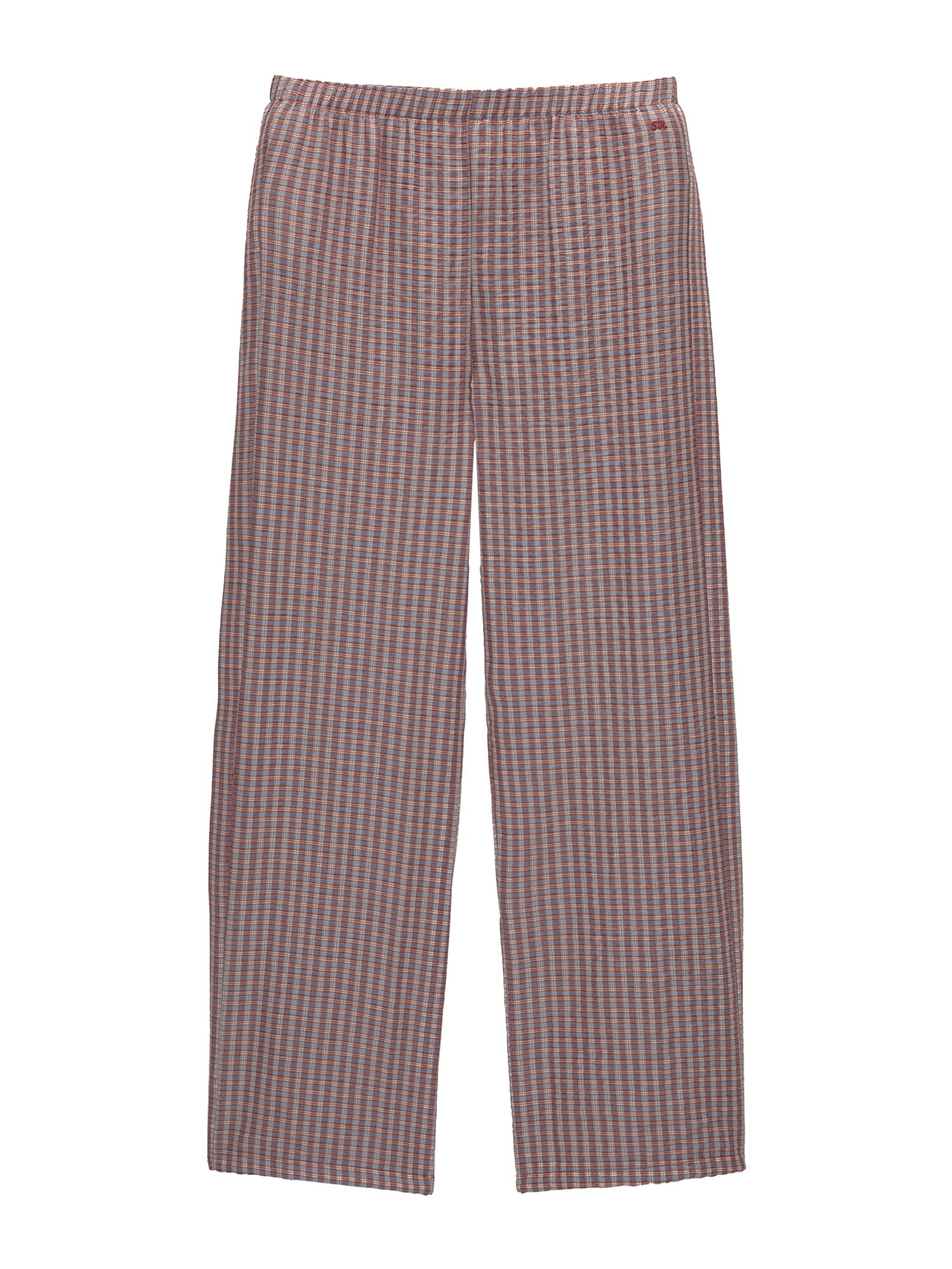 Pull&Bear Nadrág  világoskék / barna / sötét-rózsaszín / fehér akciós termékkép 1