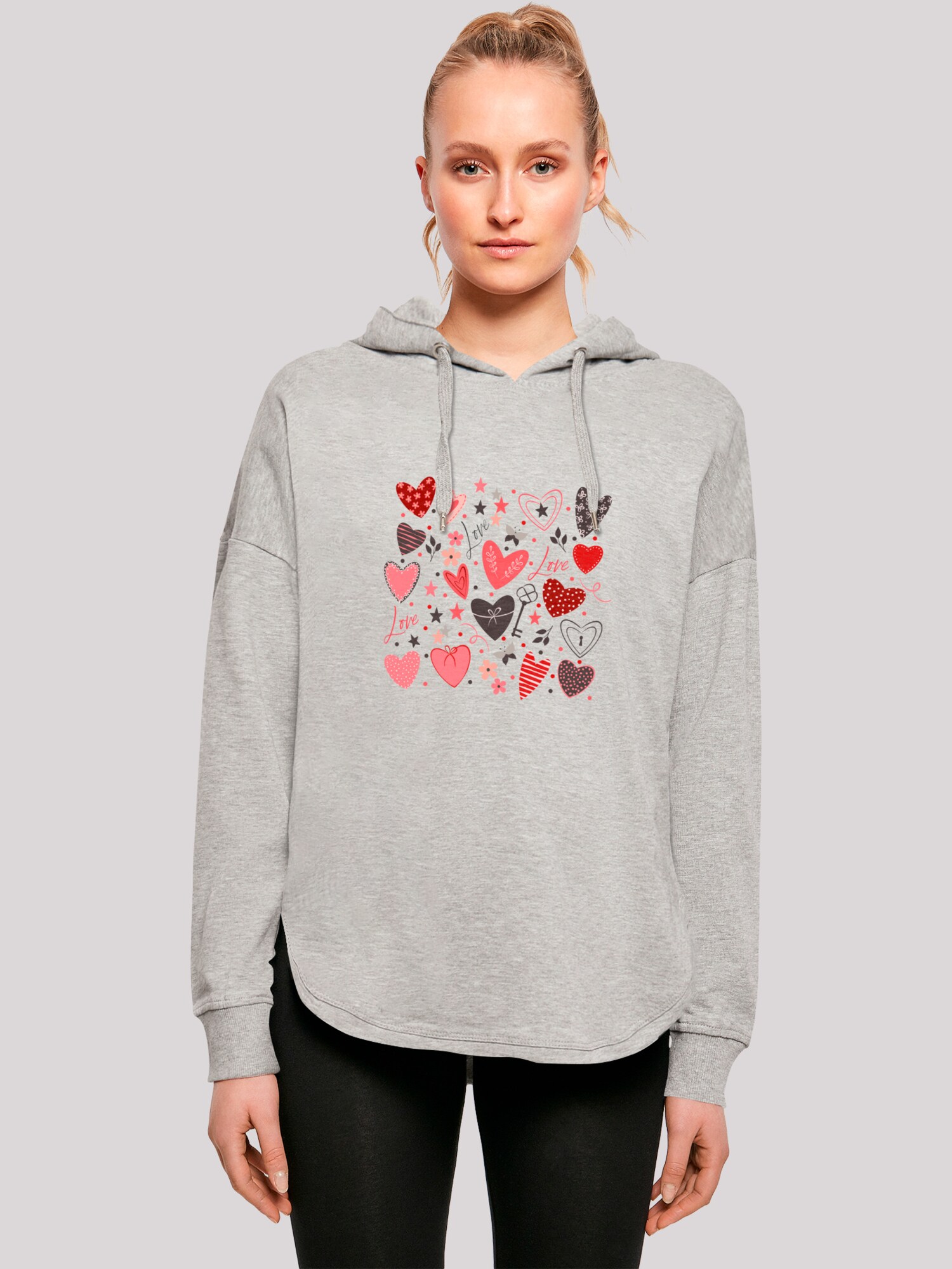 Thumbnail - F4NT4STIC Sweatshirt Cute Herzen Variety Valentinstag