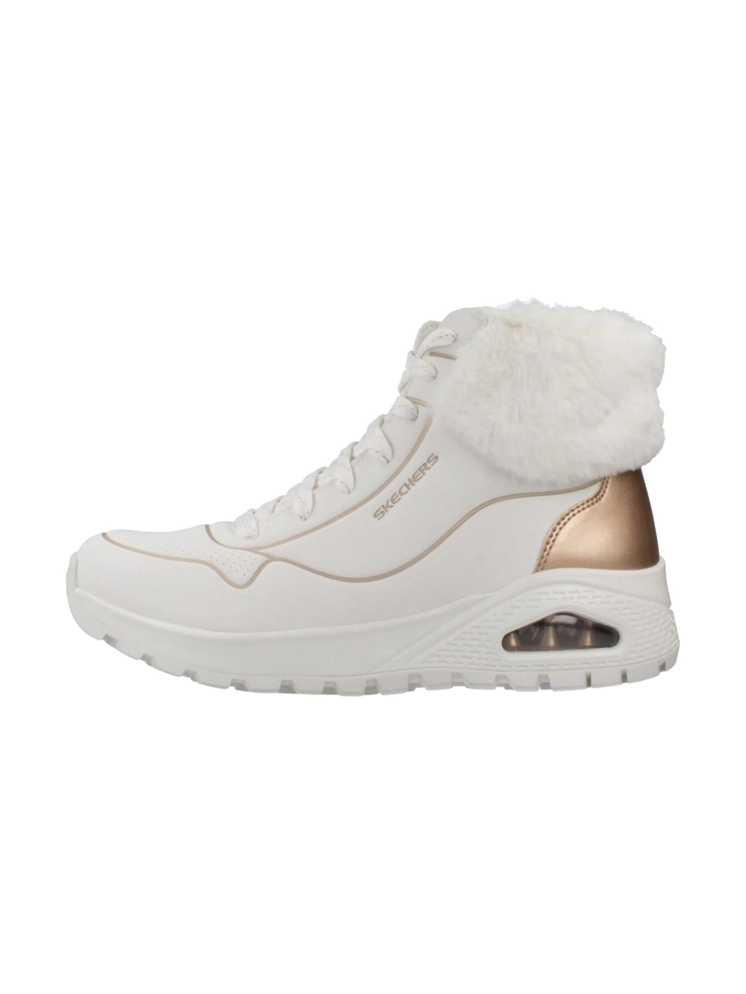 SKECHERS Zapatillas deportivas altas 'Skeckers Uno Rugged Fall Shimmer – Hohe Sneaker mit Schnürung' blanco – imagen 3