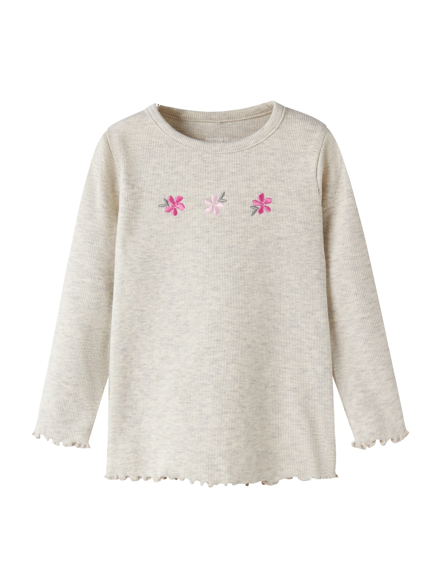 NAME IT Tricou NMFDARI  grej / verde pastel / roz / roz