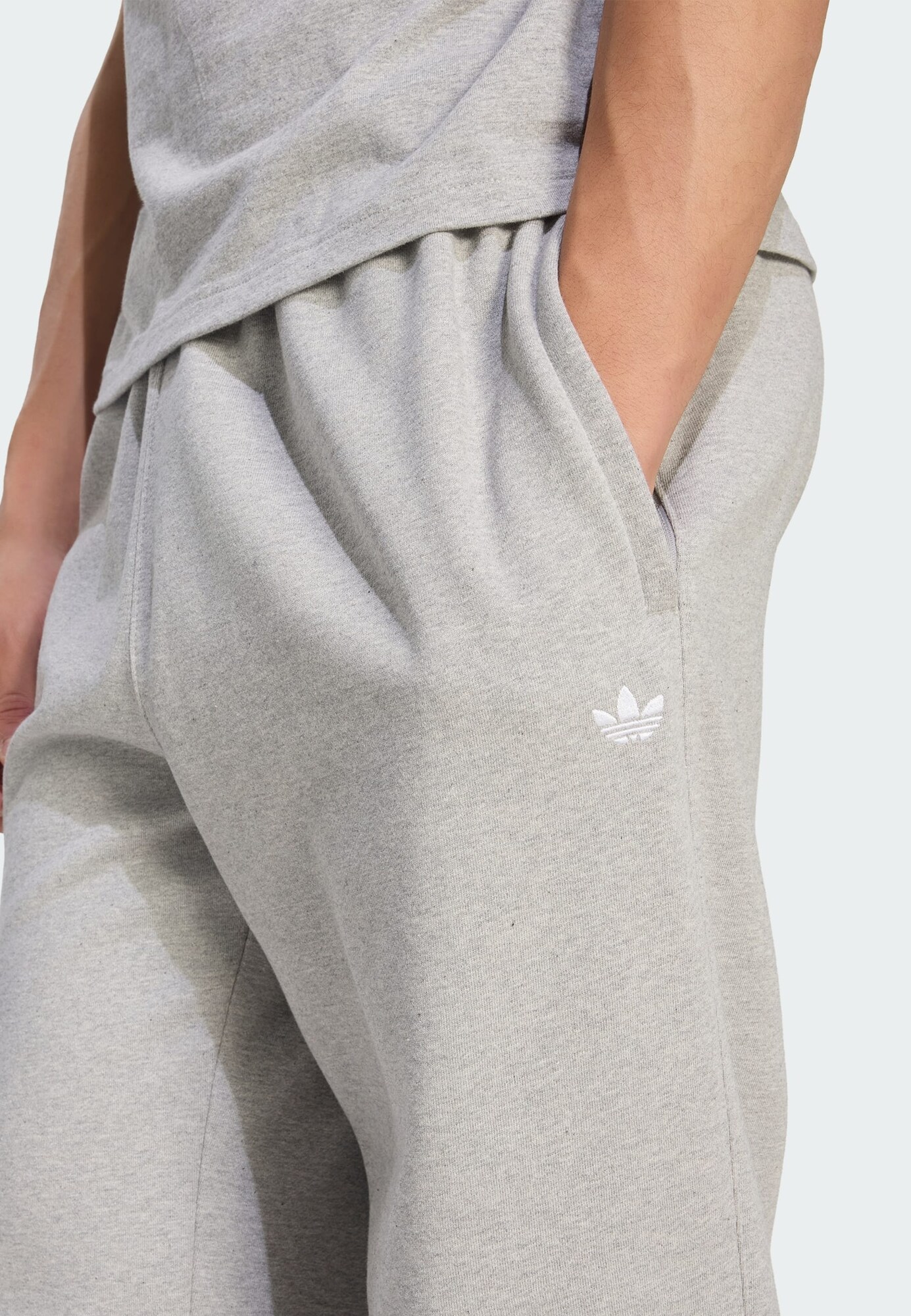 ADIDAS ORIGINALS Pantalón 'Trefoil Essentials'  gris moteado – imagen 8