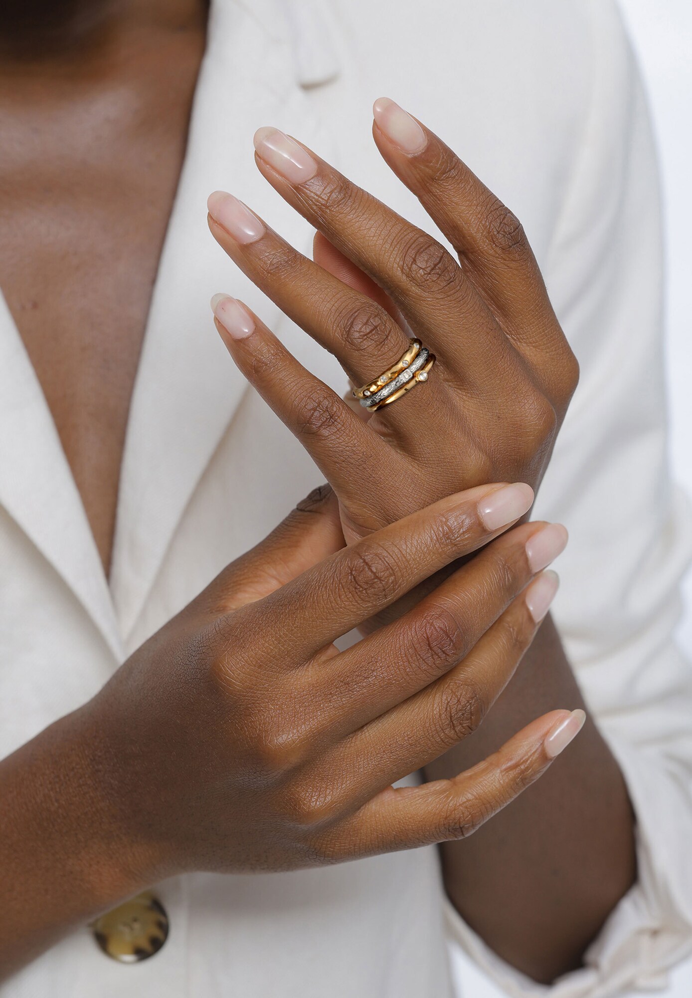 Thumbnail - ELLI Ring Set Bi Color