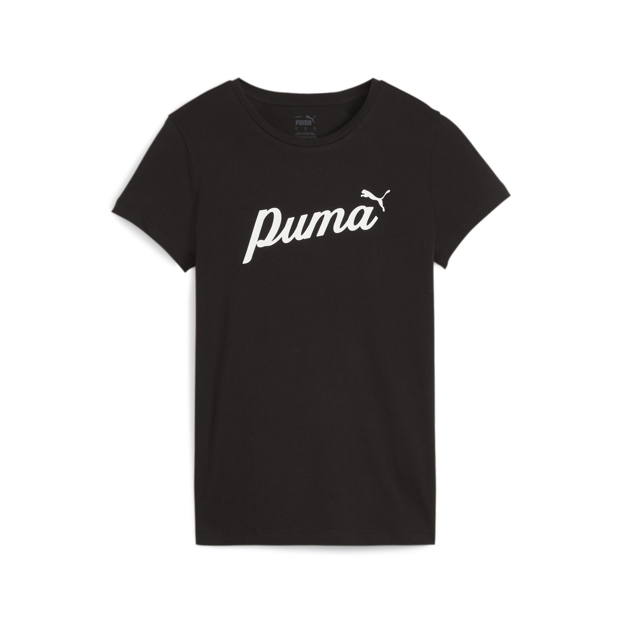PUMA Funkčné tričko 'ESS+'  čierna / biela