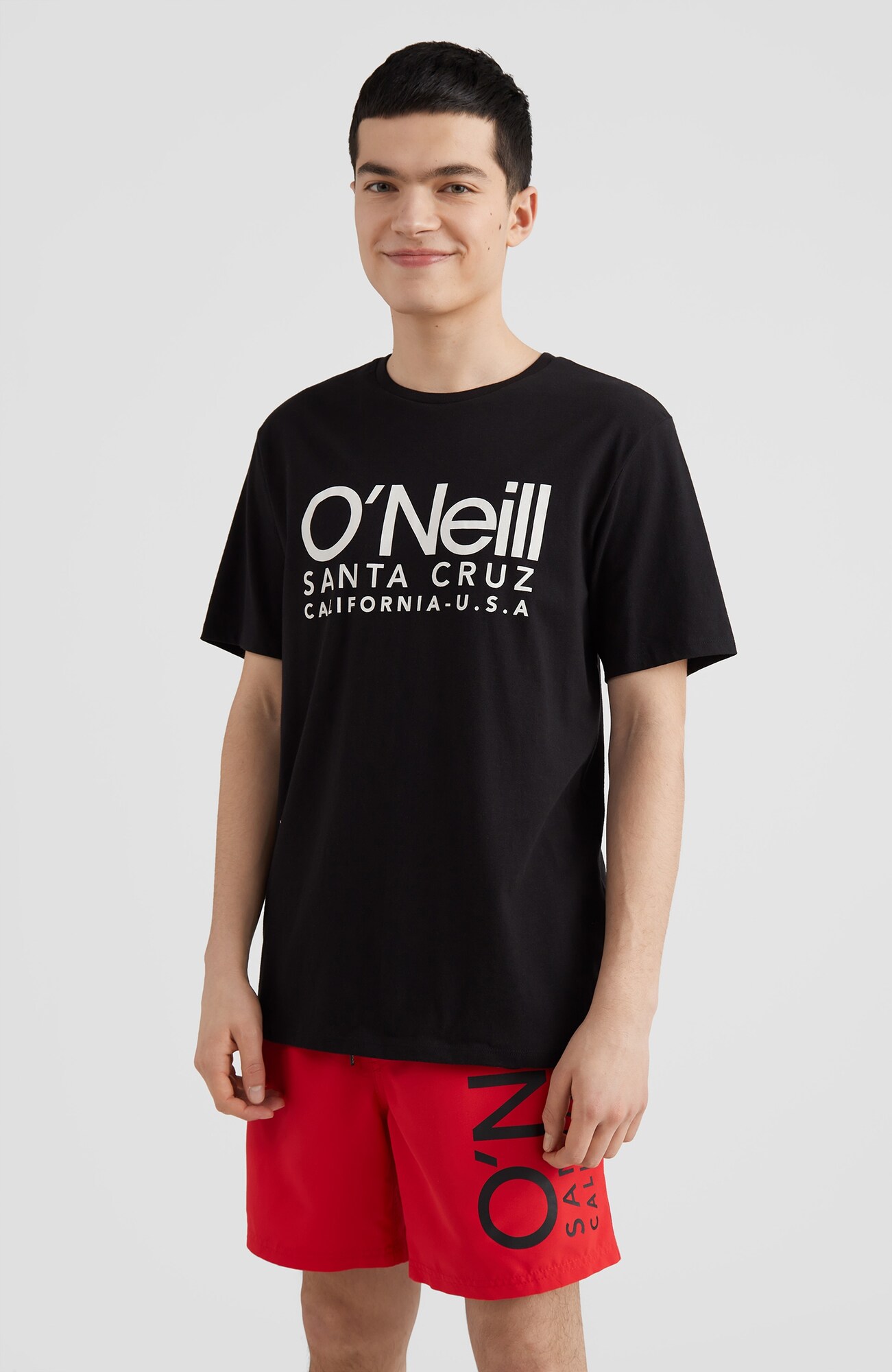 O'NEILL Póló 'Cali'  fekete / fehér termék 2. képe