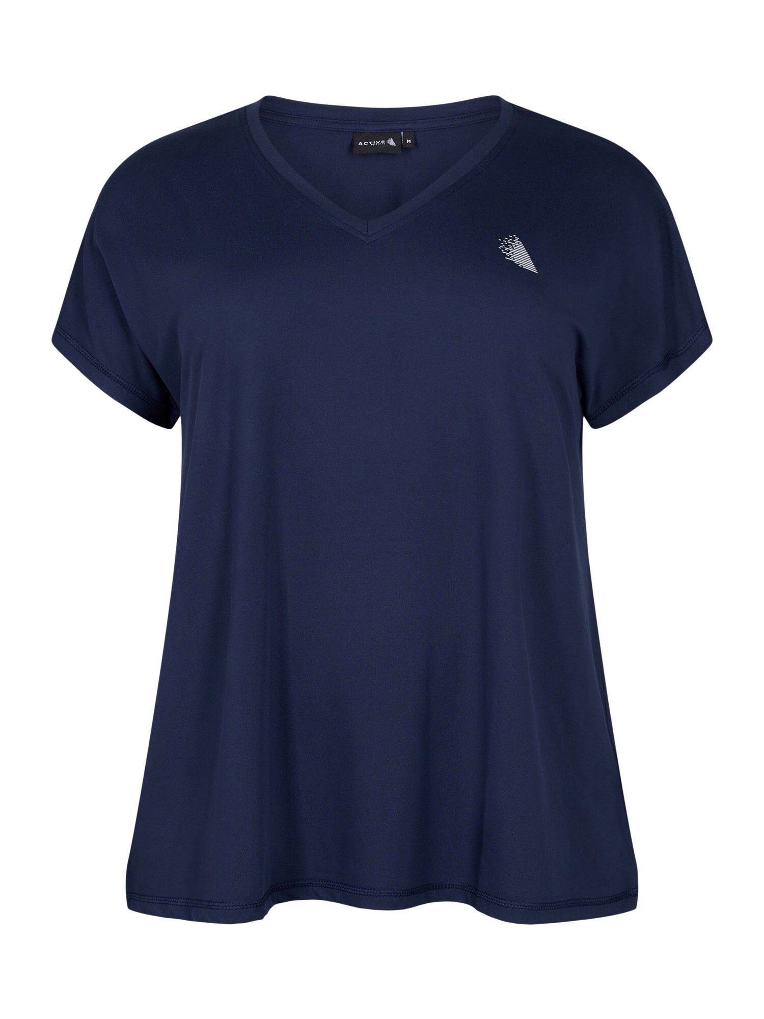 Active by Zizzi Tricou  albastru închis / alb