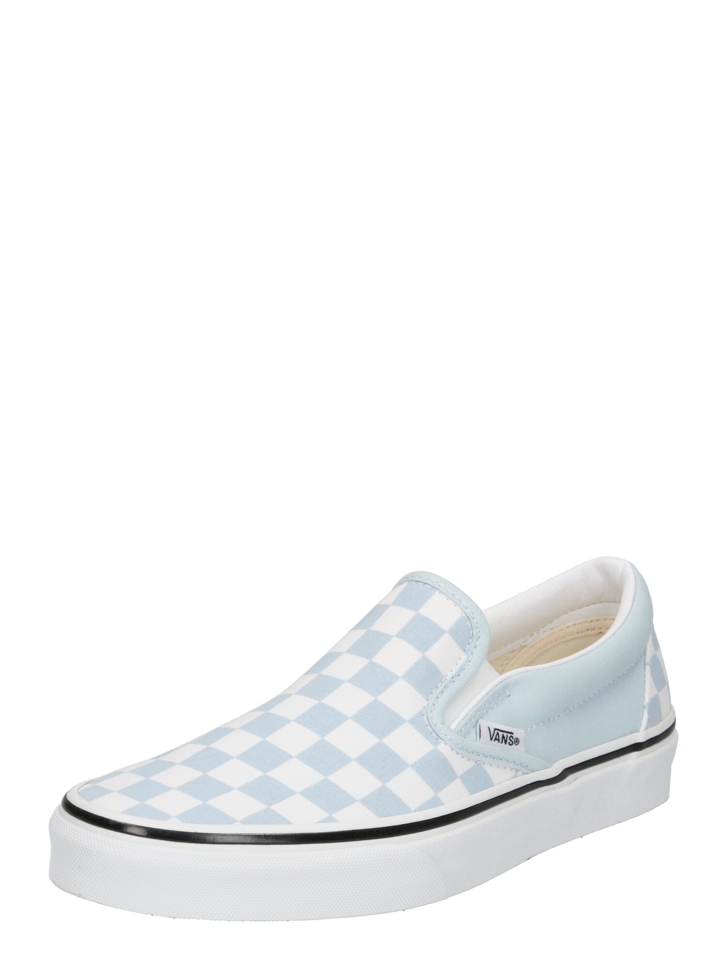 VANS Batai be raištelių pastelinė mėlyna / balta