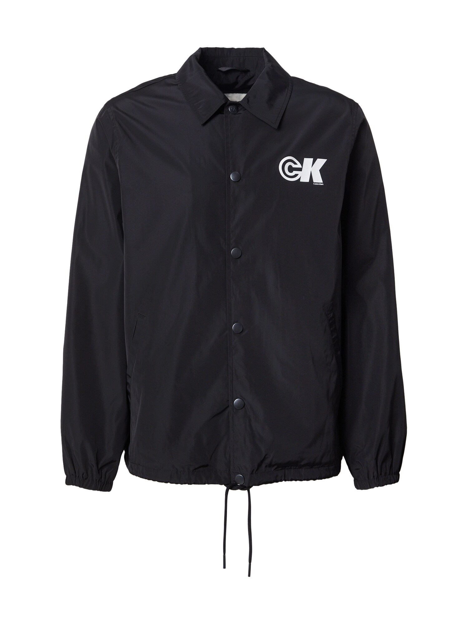 Calvin Klein Jeans Geacă de primăvară-toamnă  negru / alb