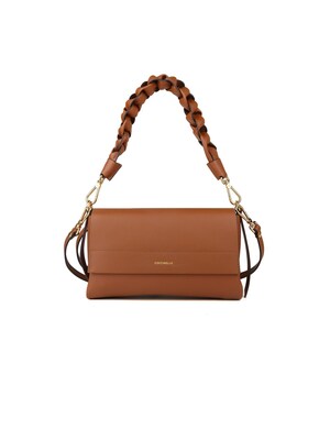 Coccinelle Bolso de mano 'Boheme Grana Double Handbag Double Grainy Leather'  cognac