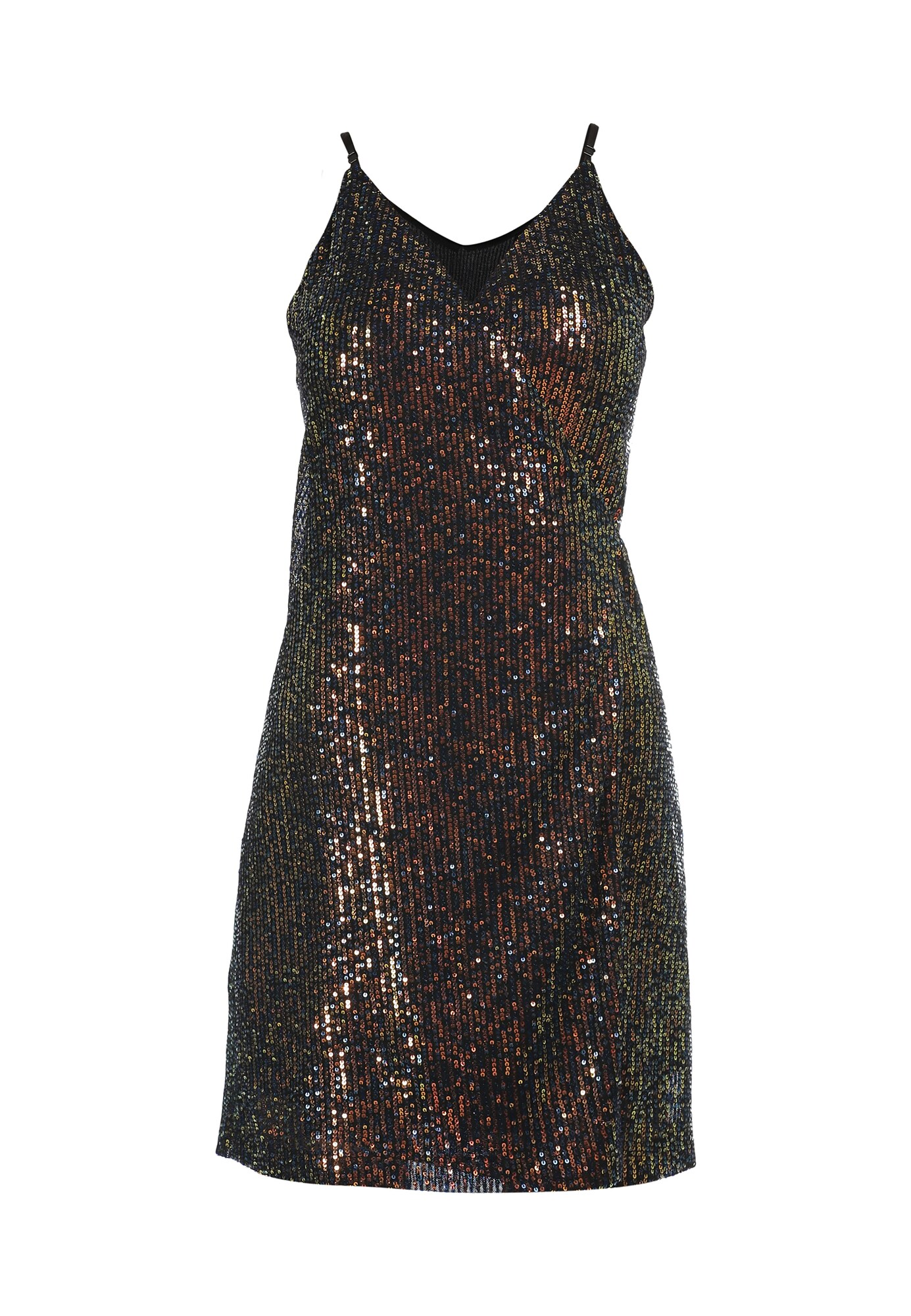 faina Kokteilinė suknelė  mišrios spalvos / bazalto pilka