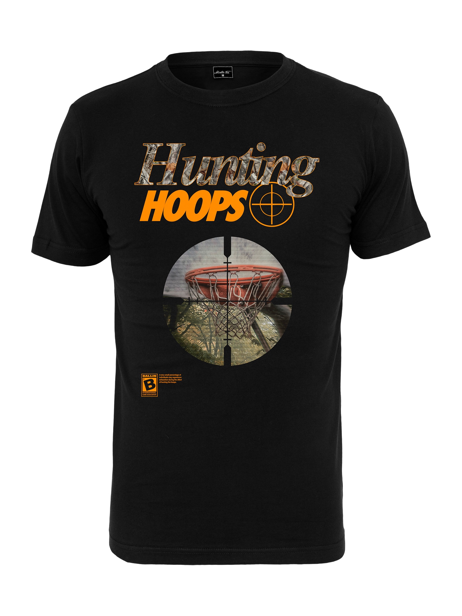 Mister Tee Тениска 'Hunting Hoops'  пъстро / черно