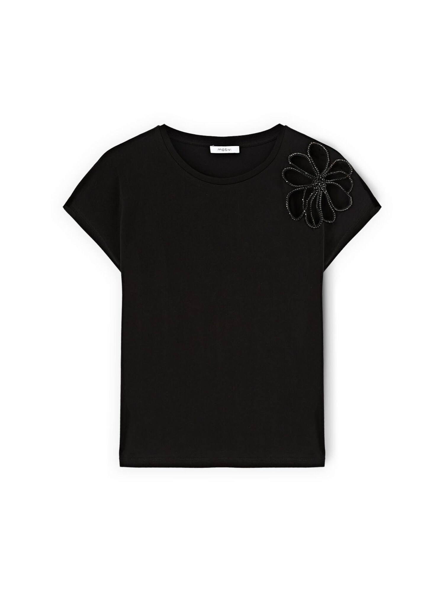 MOTIVI Camiseta  negro