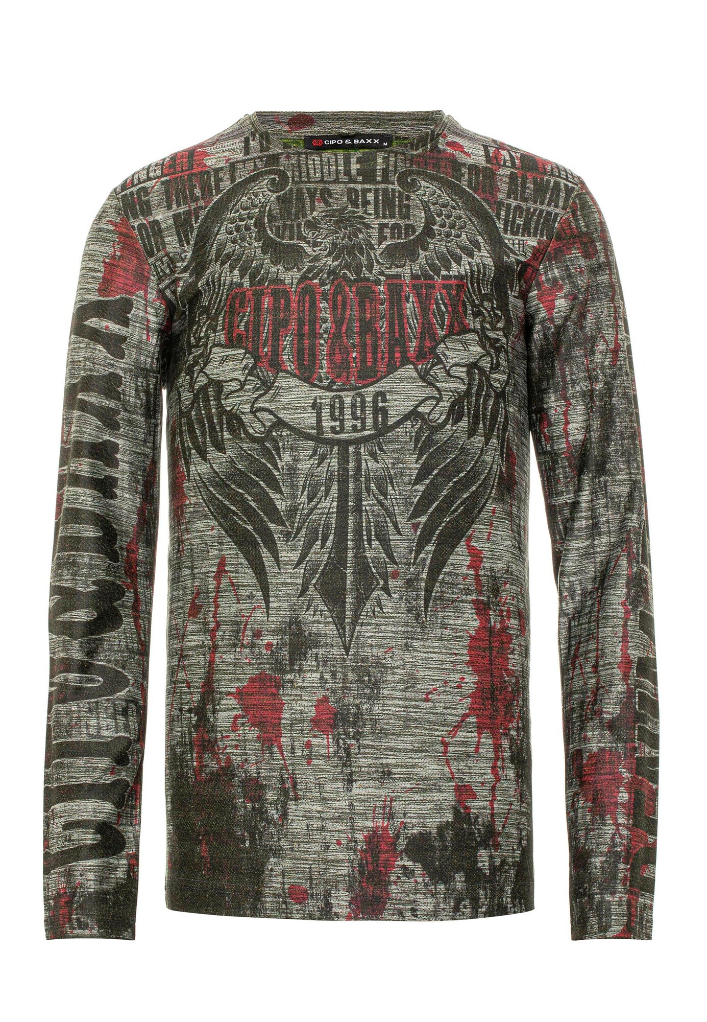 Thumbnail - Shirt mit coolem Allover-Print