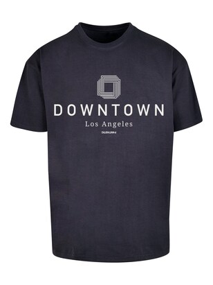 F4NT4STIC Shirt ‘Downtown LA’ Blauw / Wit