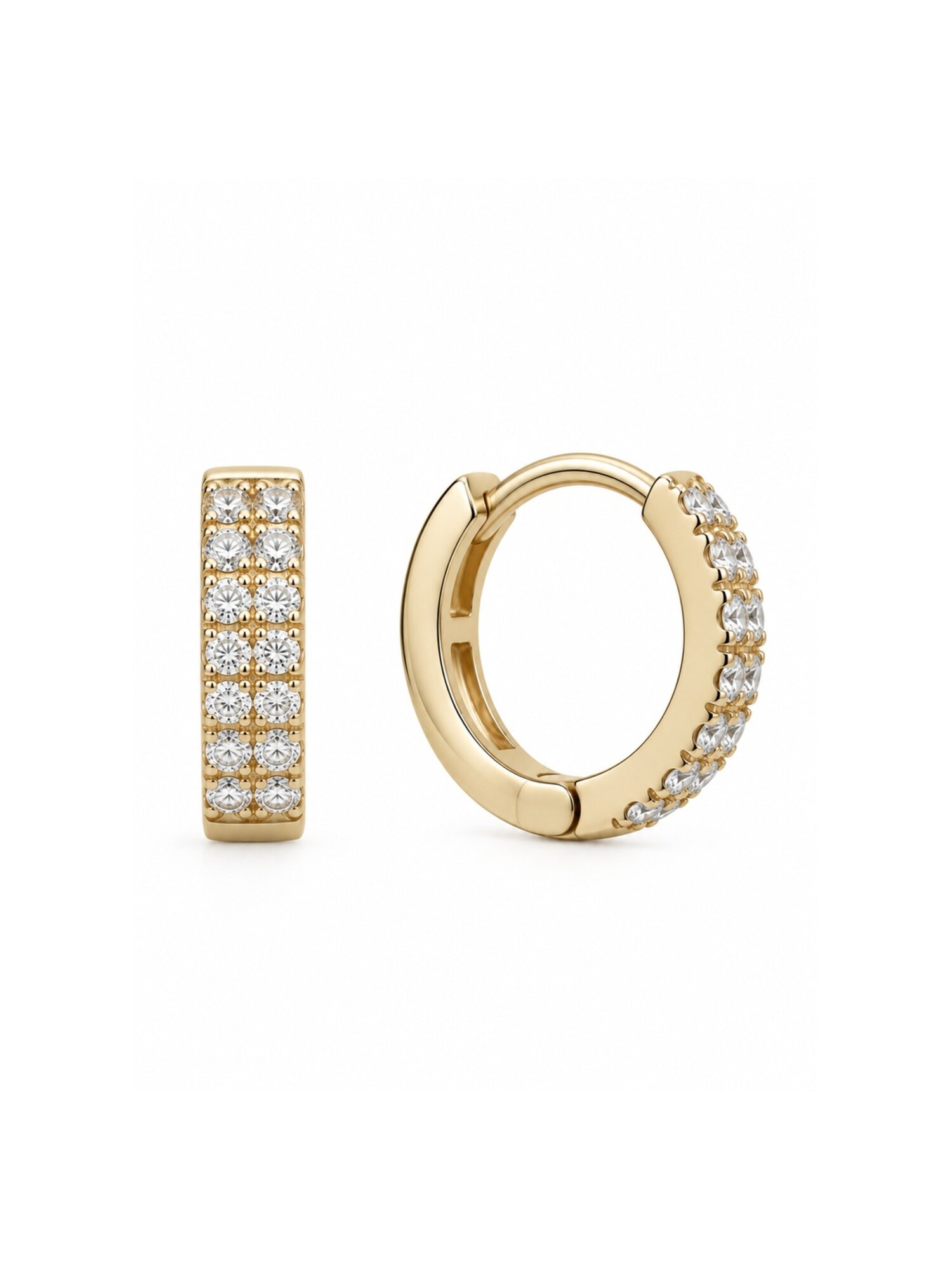 Örhängen 'Timeless Pavé Hoop Small'