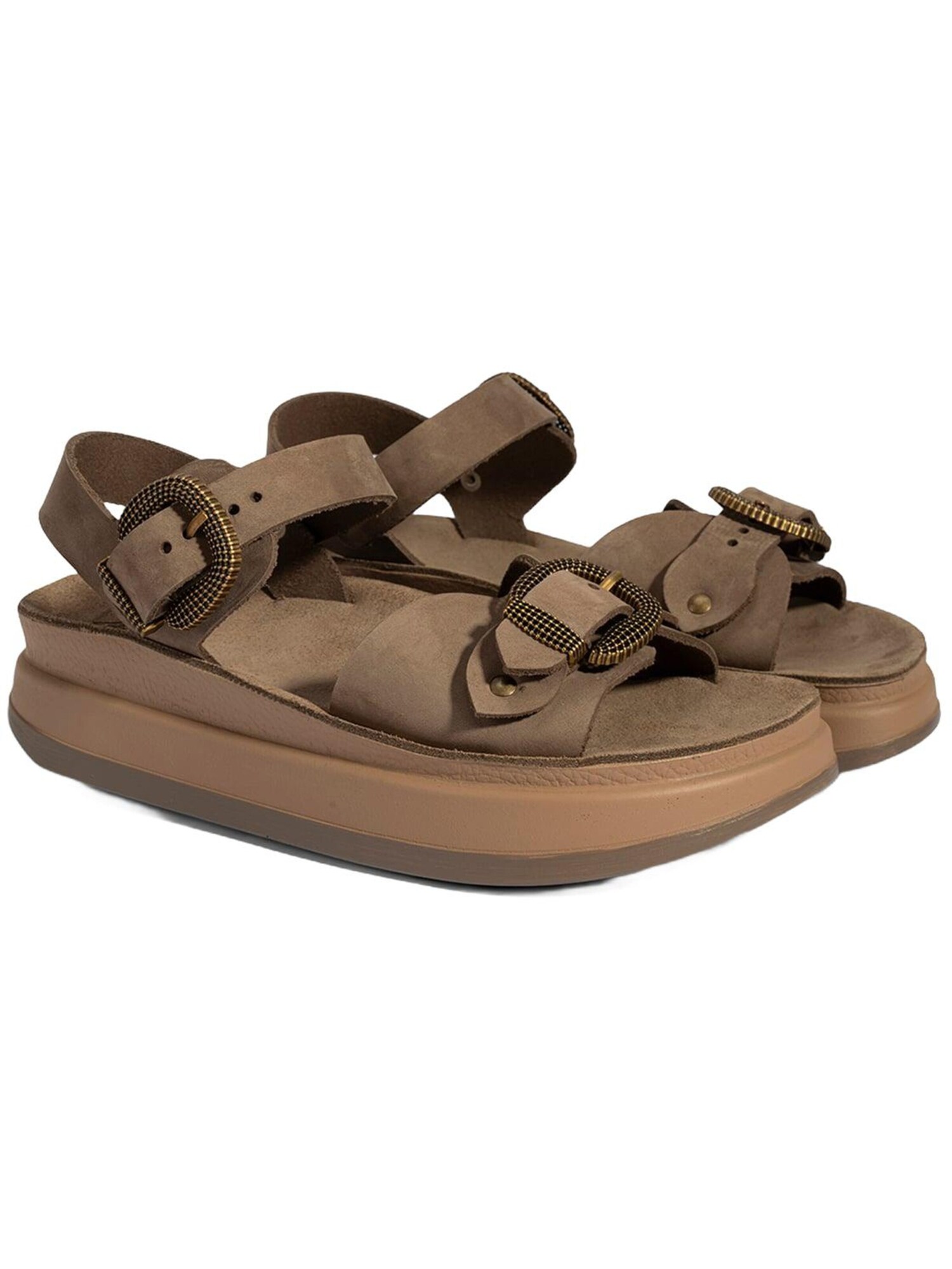 Desa Sandalias 'Keilsandalen' gris basalto