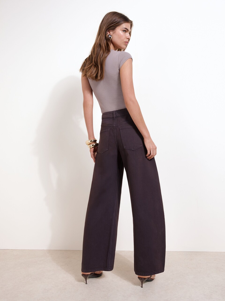 Pressveckade jeans
