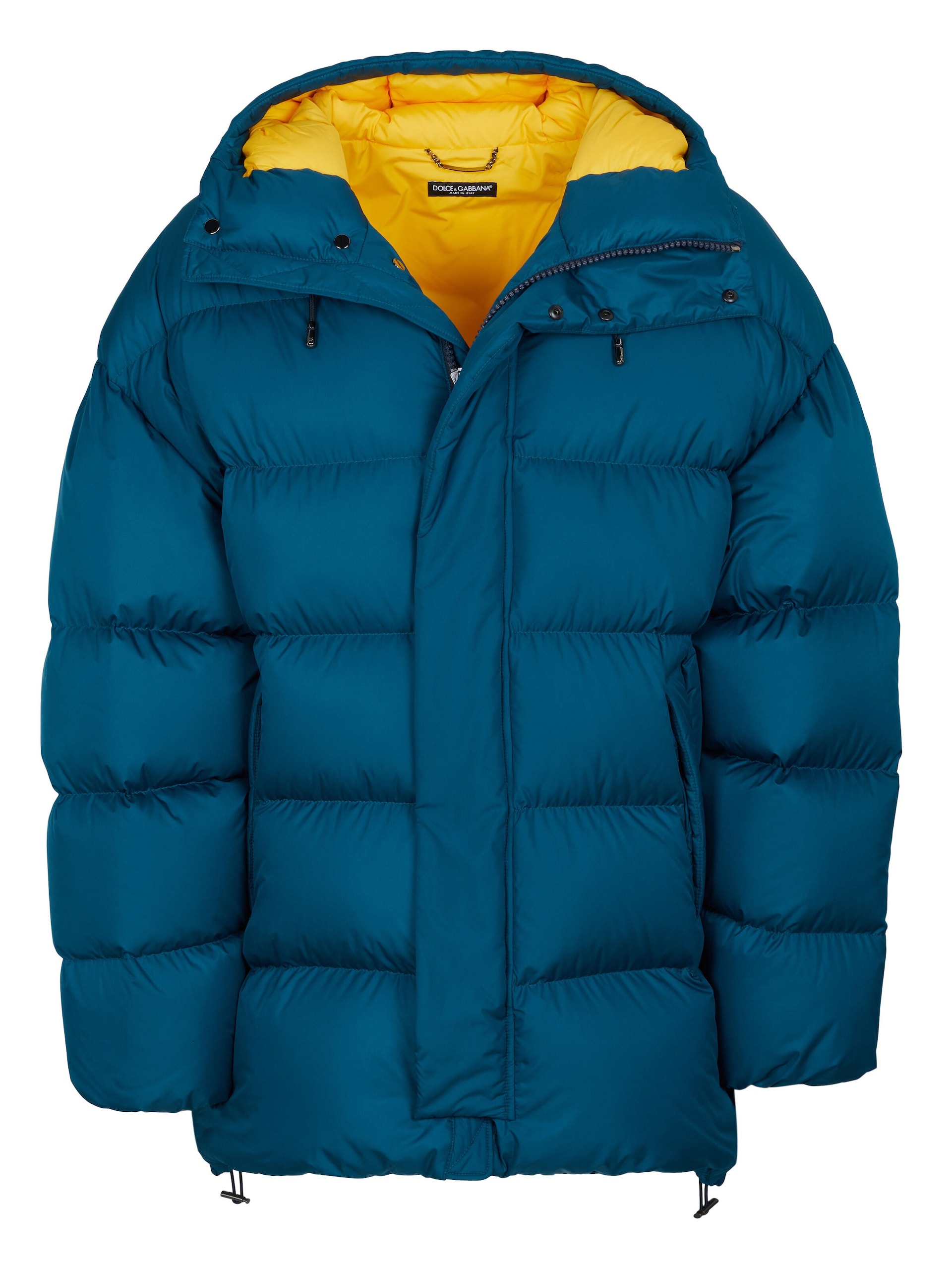 Dolce&Gabbana Vinterjacka 'Dolce & Gabbana Pufferjacke petrol-blau' herr