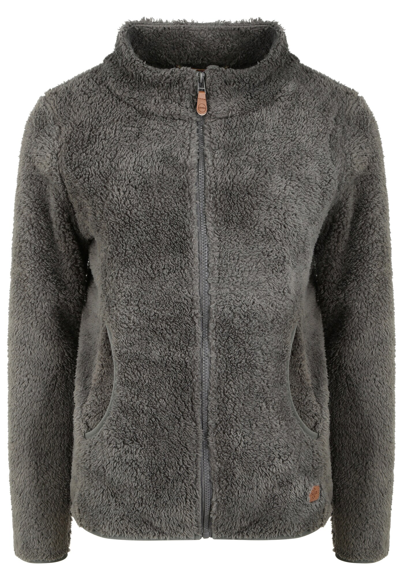 Oxmo Chaqueta polar 'Telsa' gris