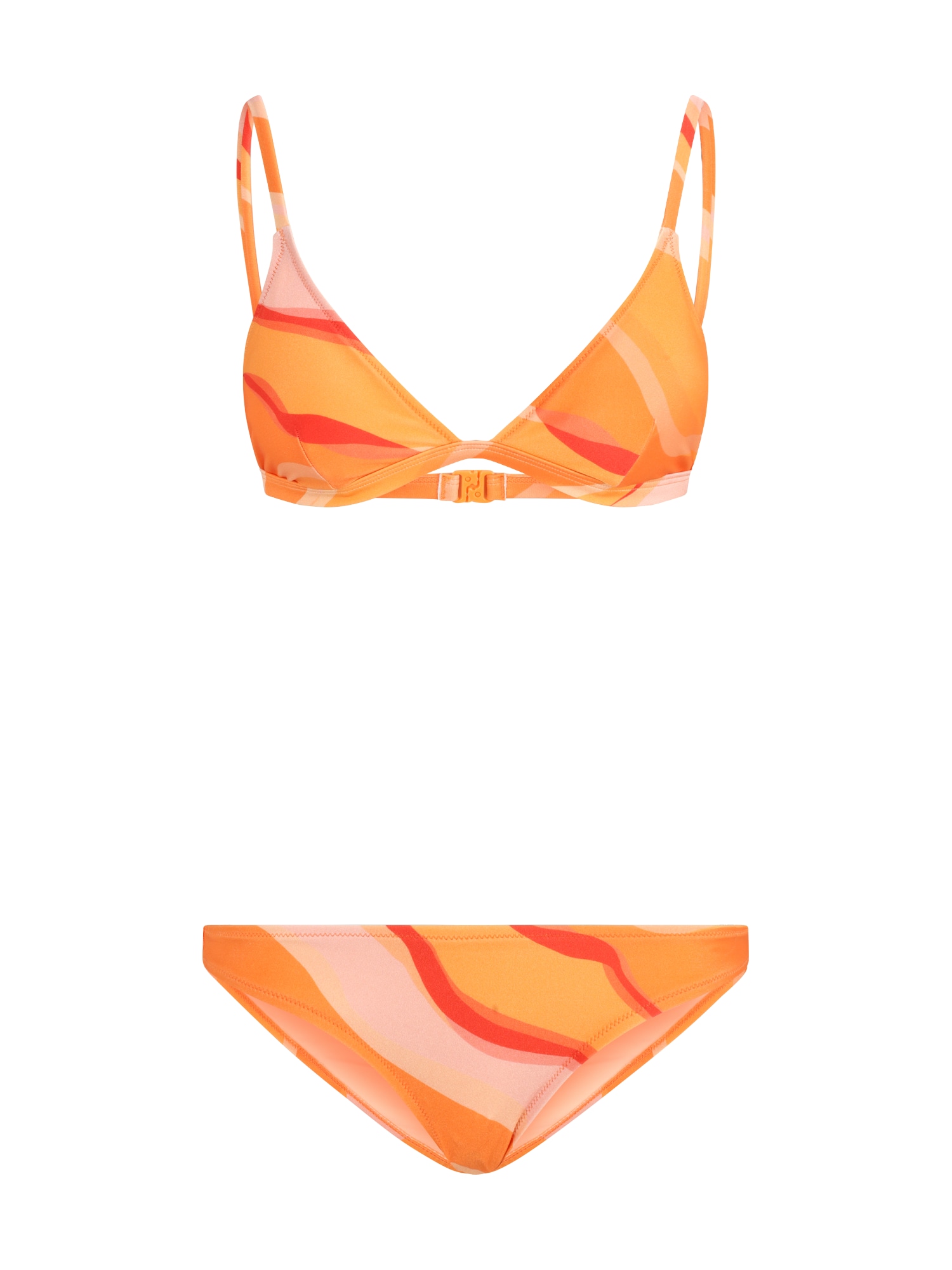 RIP CURL Bikinis 'BLISS BLOOM' oranžinė / neoninė oranžinė / pastelinė rožinė
