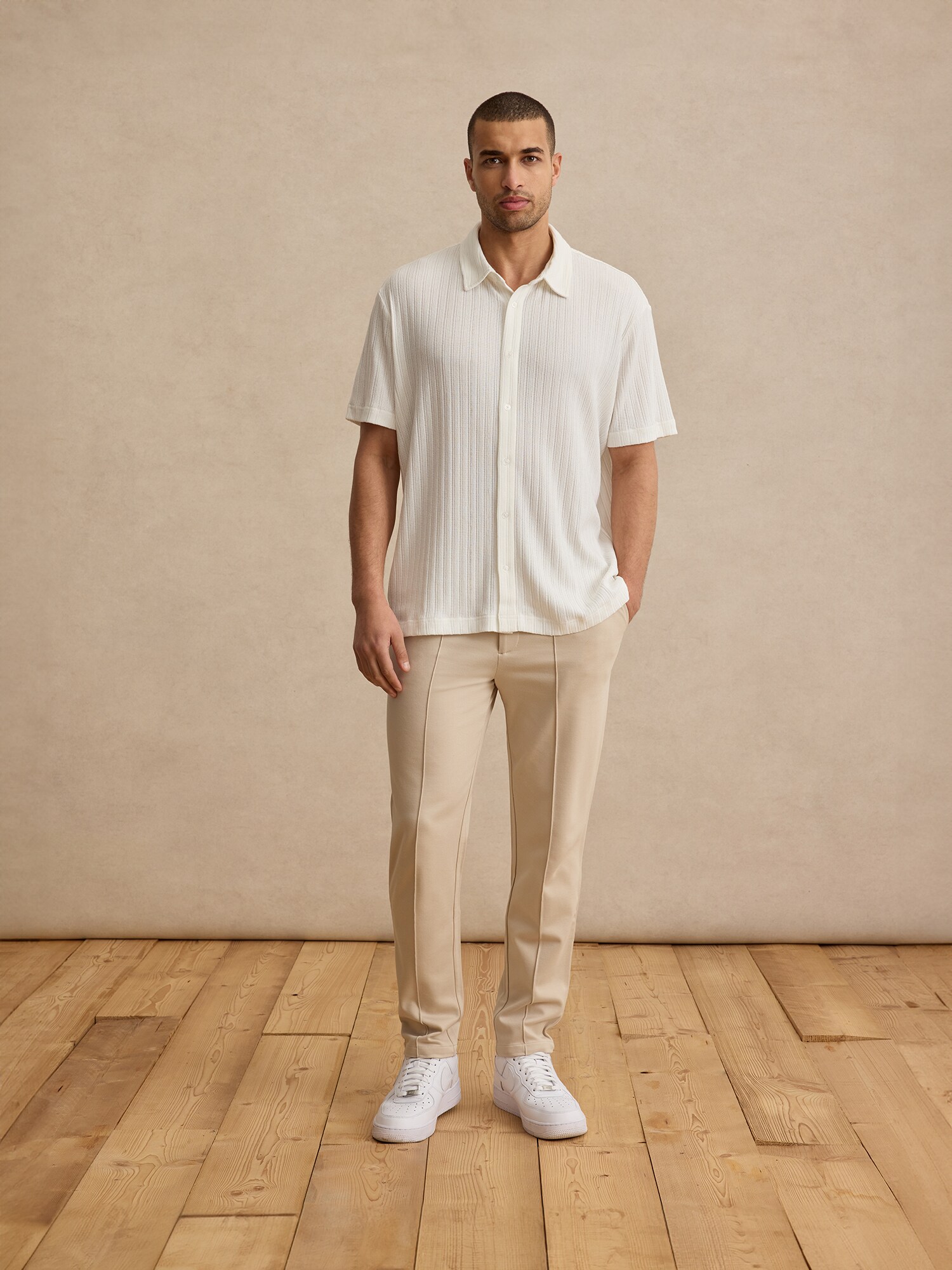 DAN FOX APPAREL Košeľa 'Tino' biela (obrázok 4)